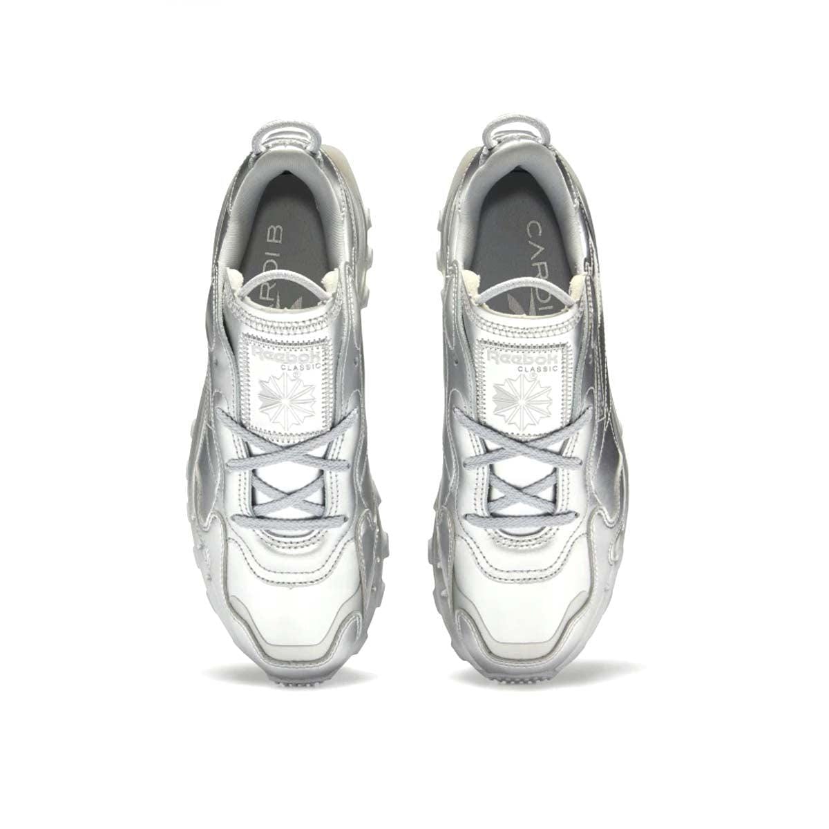 Reebok + Cardi B Wmns Classic Leather Silver