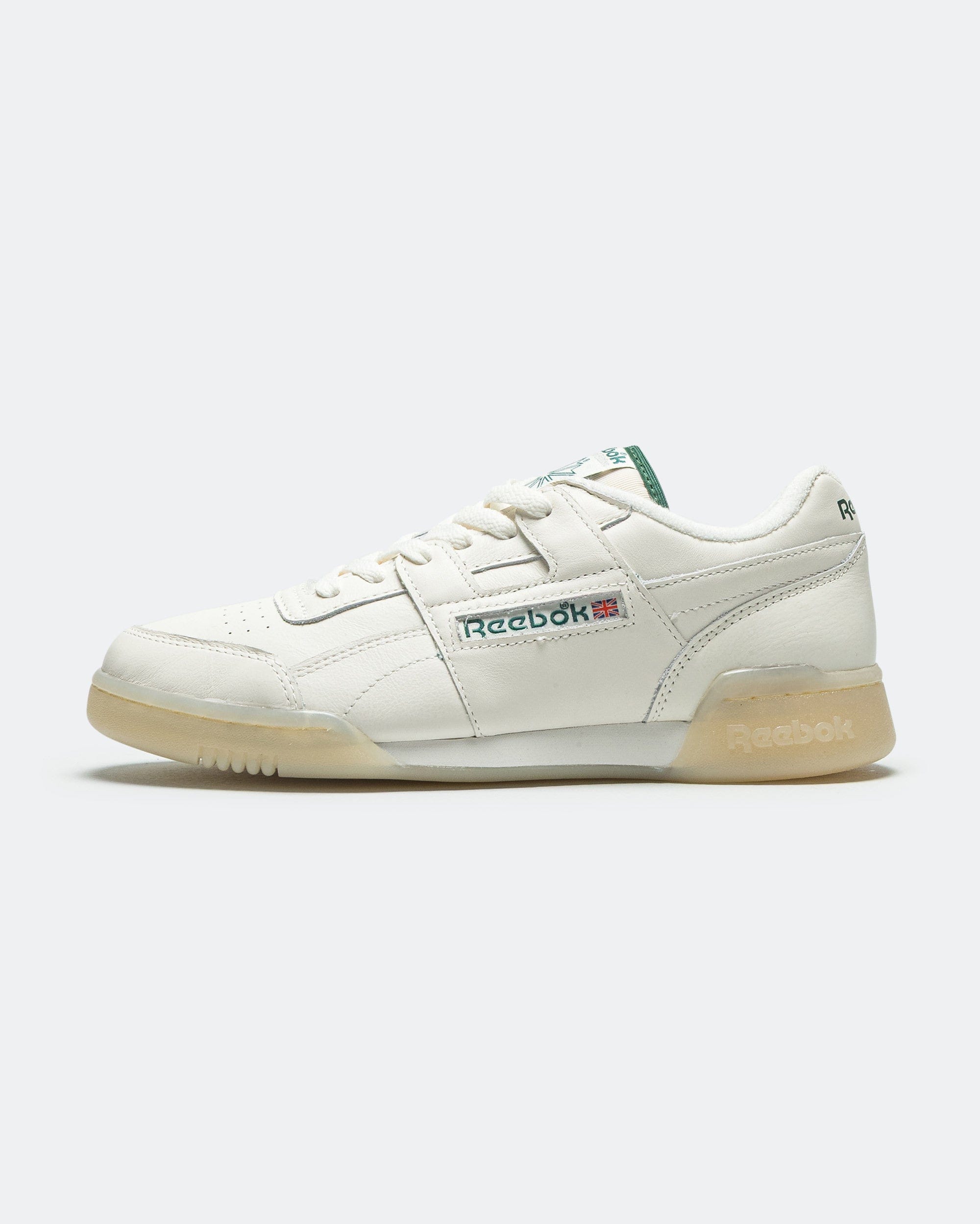 Reebok Workout Plus - Chalk/Dark Green - Grey