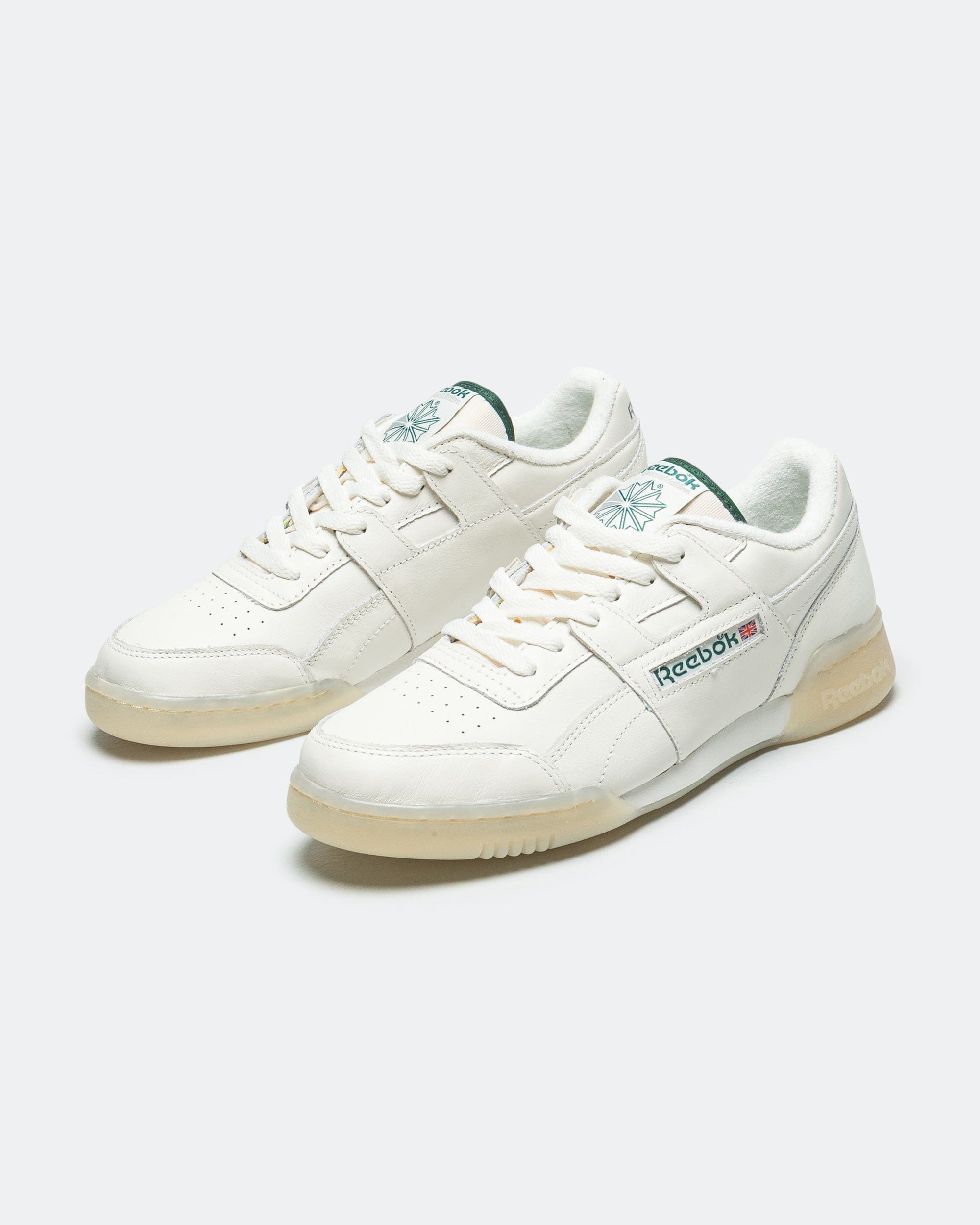 Reebok Workout Plus - Chalk/Dark Green - Grey