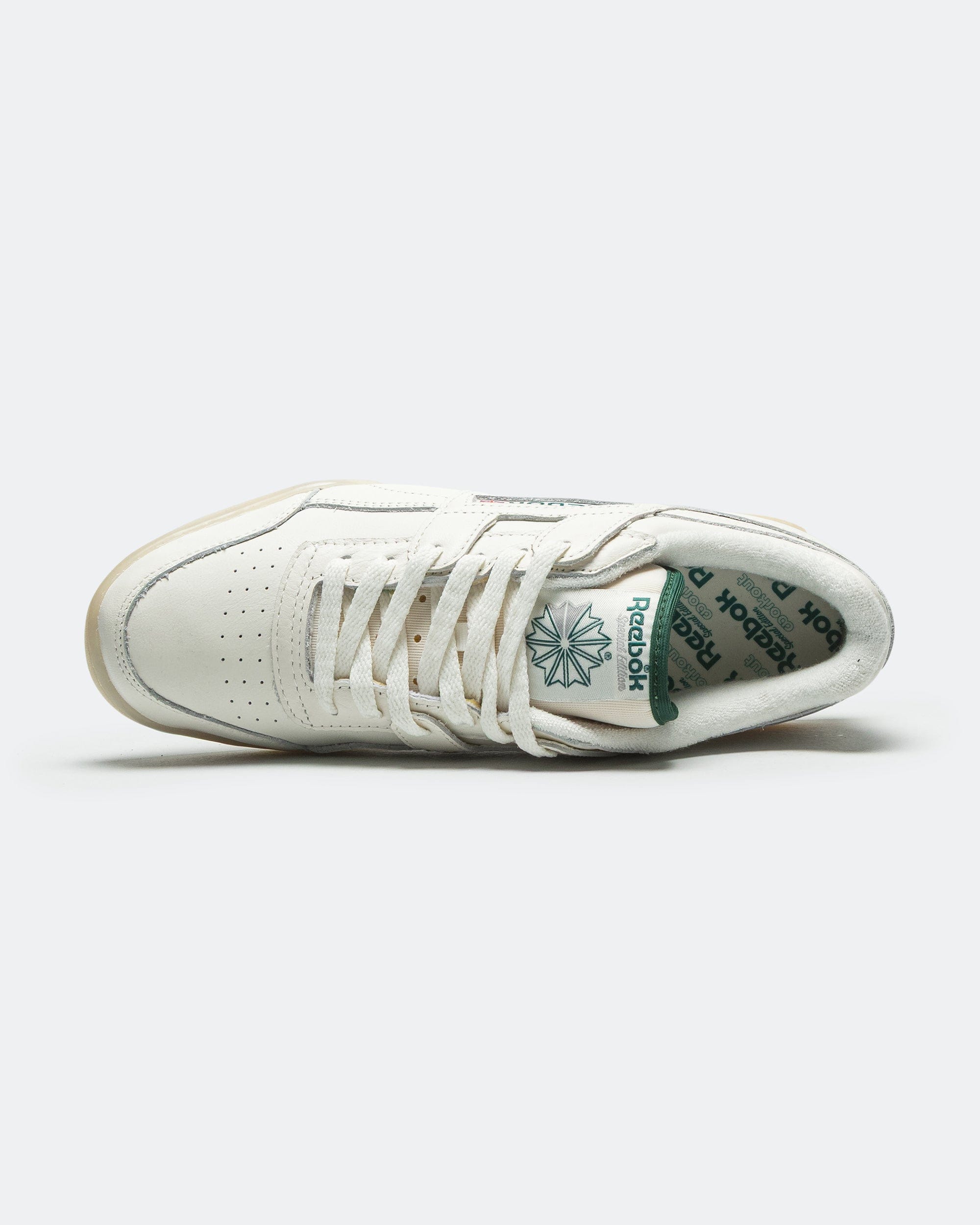 Reebok Workout Plus - Chalk/Dark Green - Grey