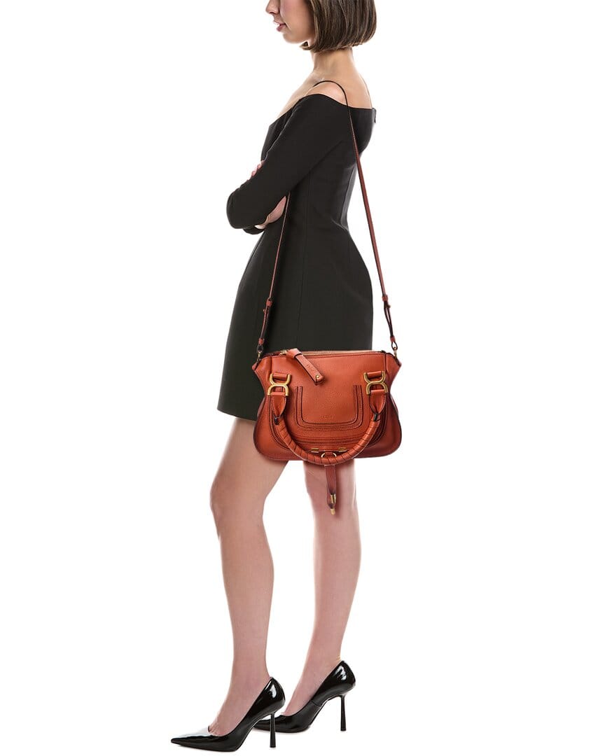 Chloé Marcie Small Leather Satchel