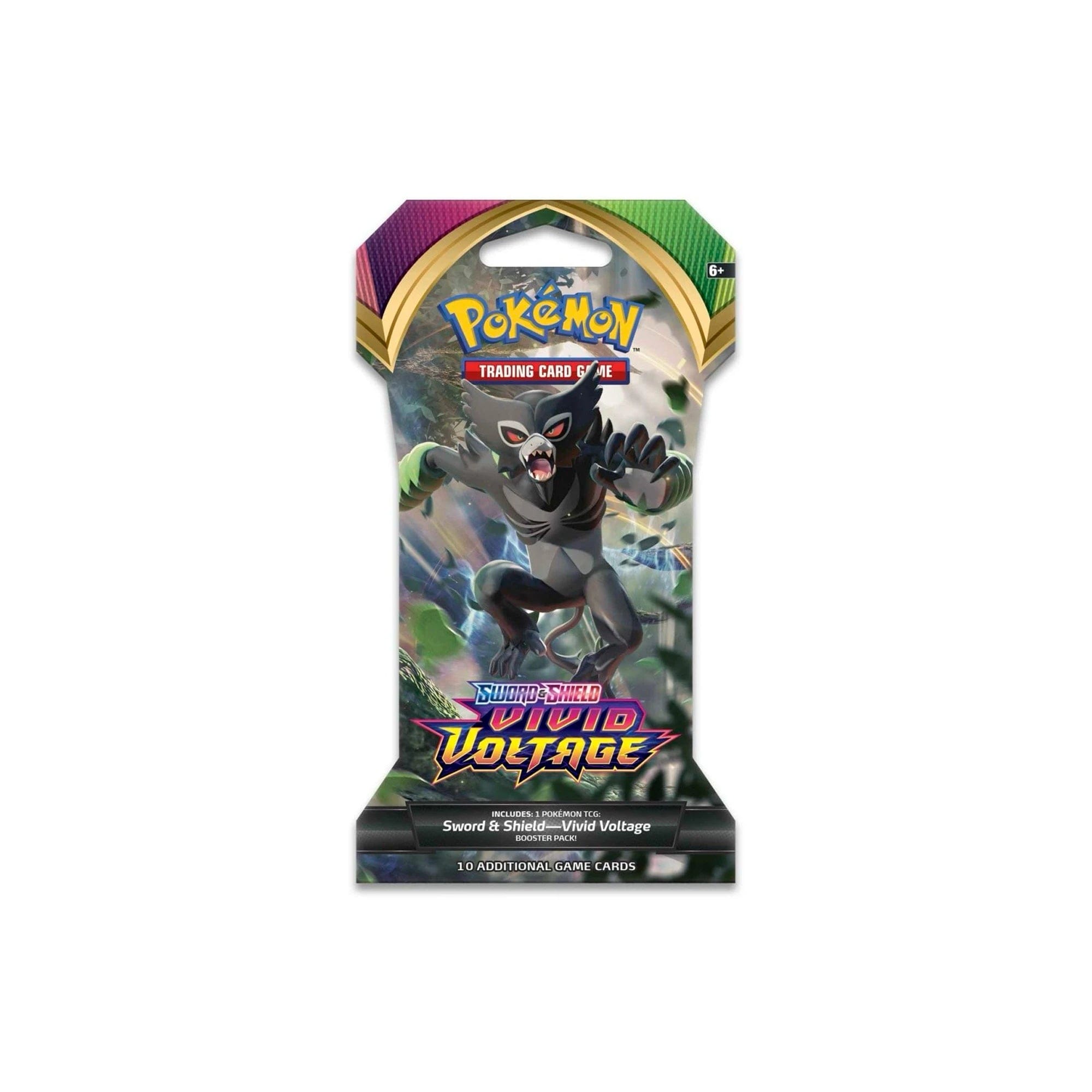 Pokémon TCG: Sword & Shield Vivid Voltage Sleeved Booster Pack (10 Cards)