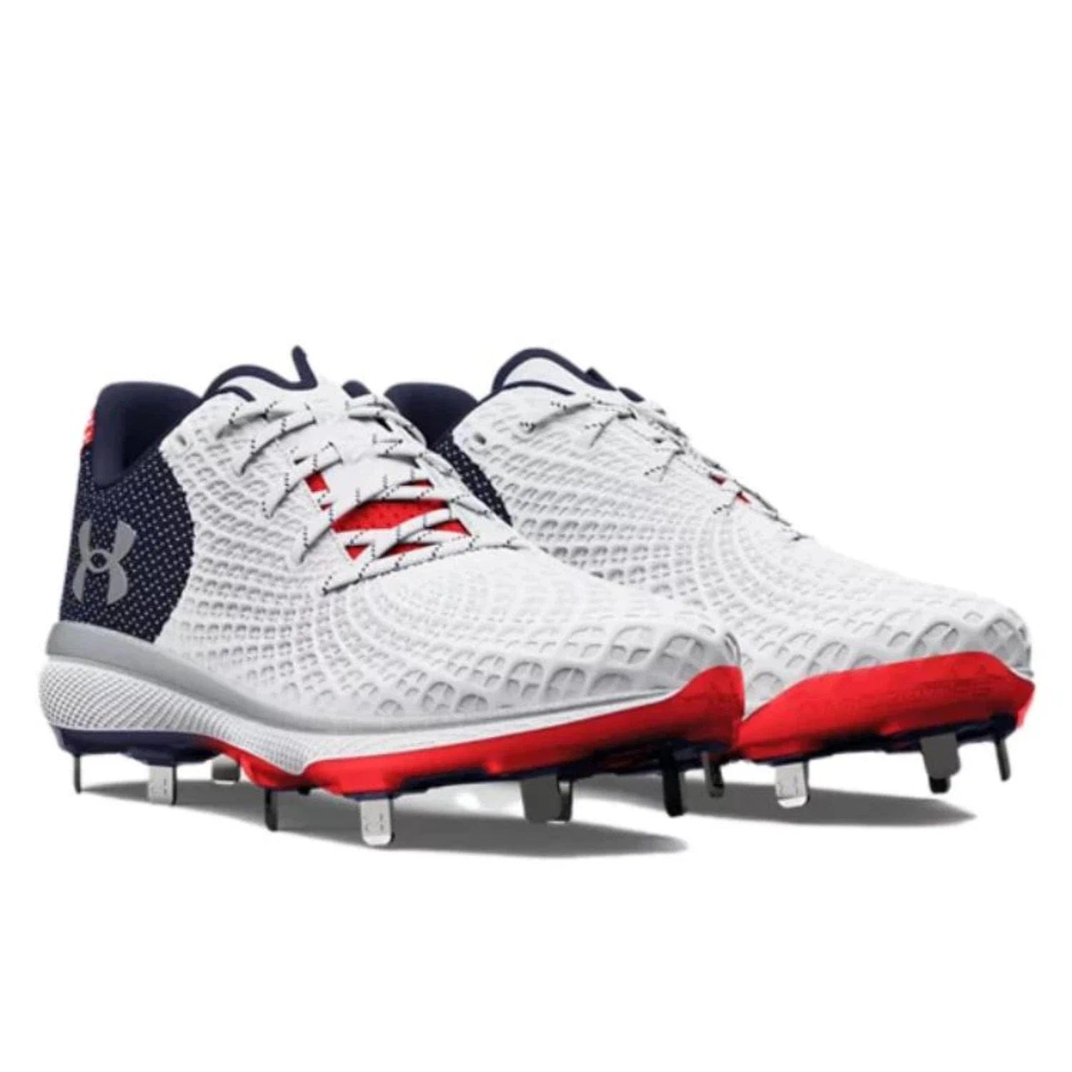 Under Armour Glyde 2 MT LE 3026602 - 100 Women's White Softball Cleats NIN1480