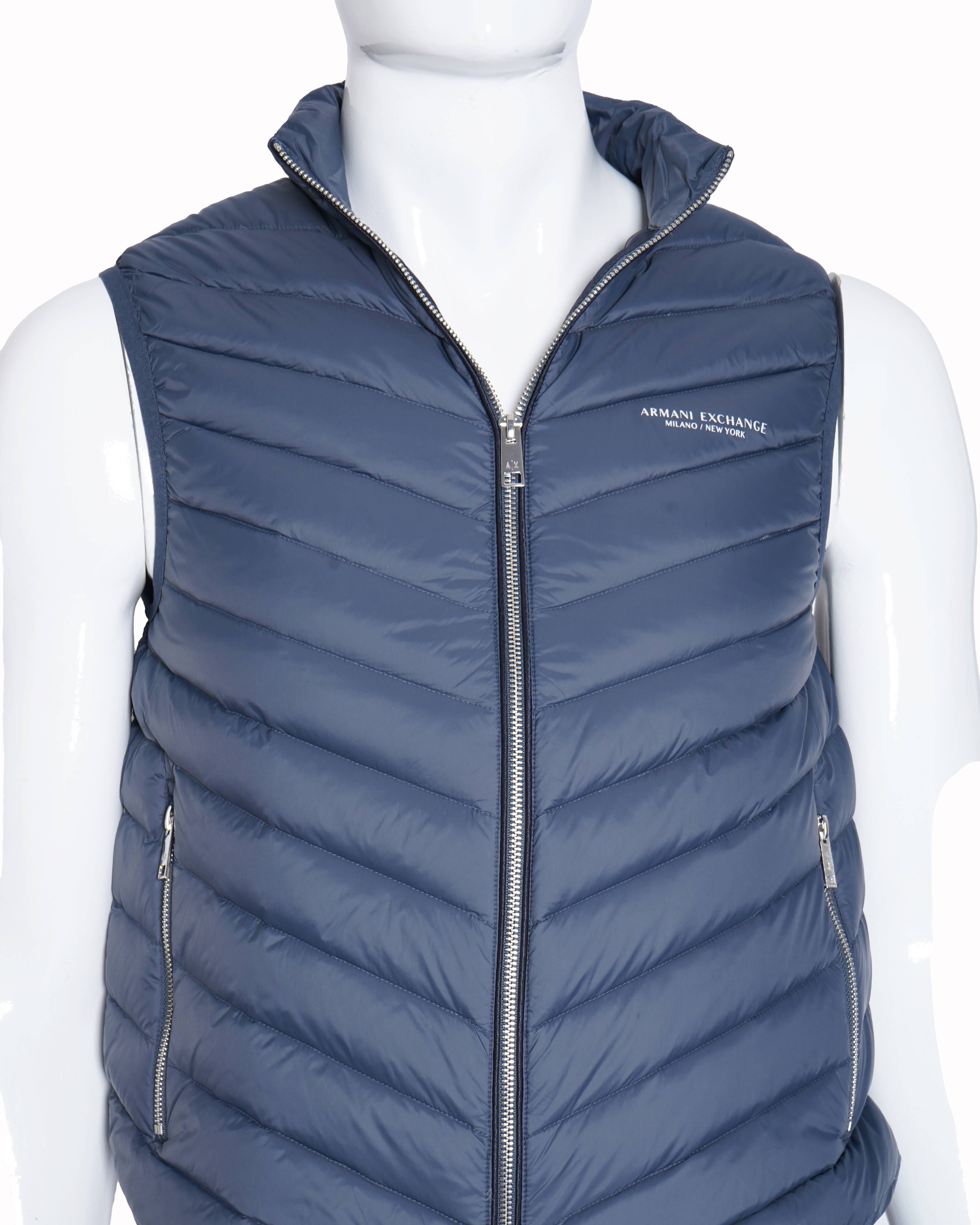 Armani Exchange Sleeveless Puffer Jacket for men