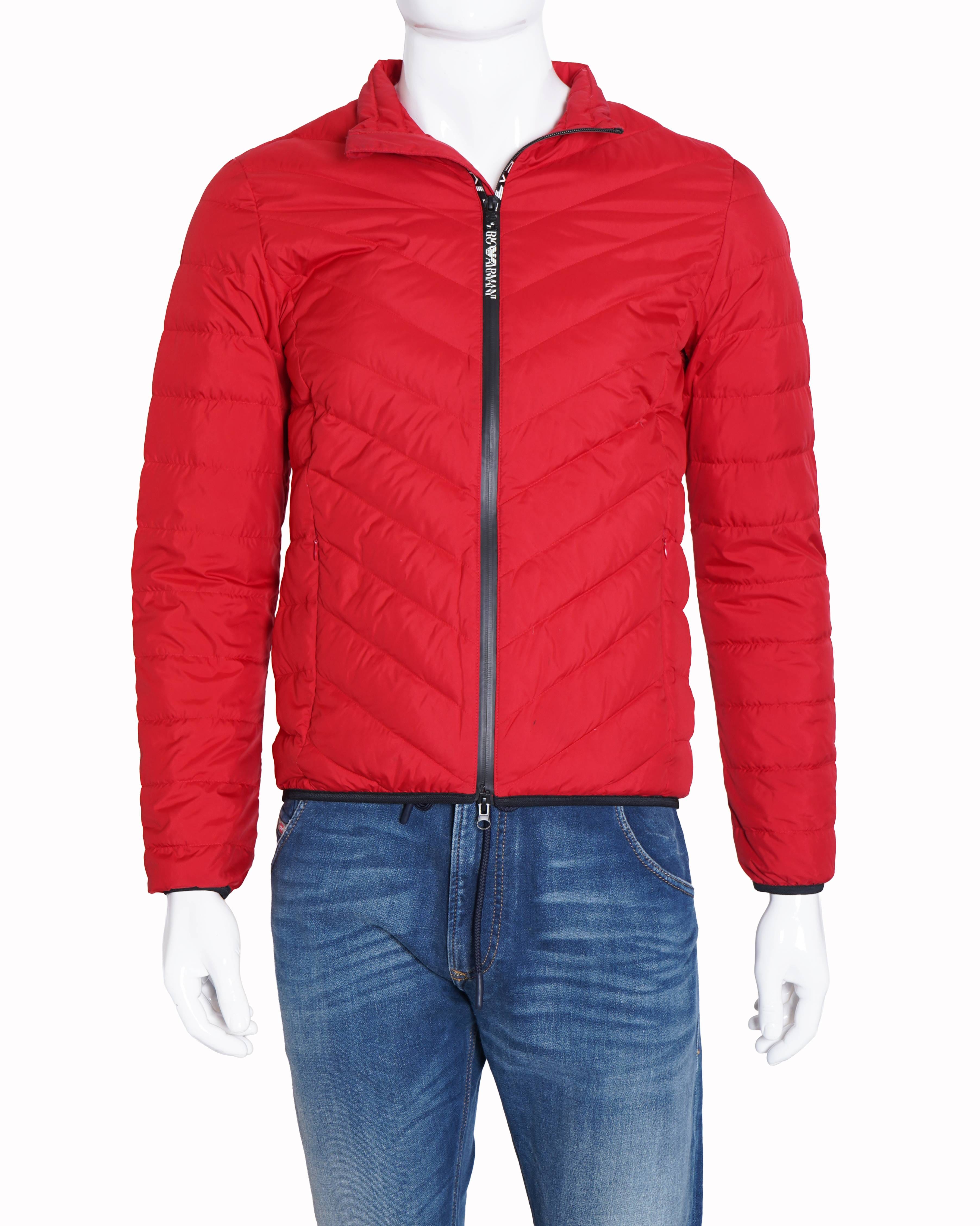 Armani Emporio Armani Red Puffer jacket for men