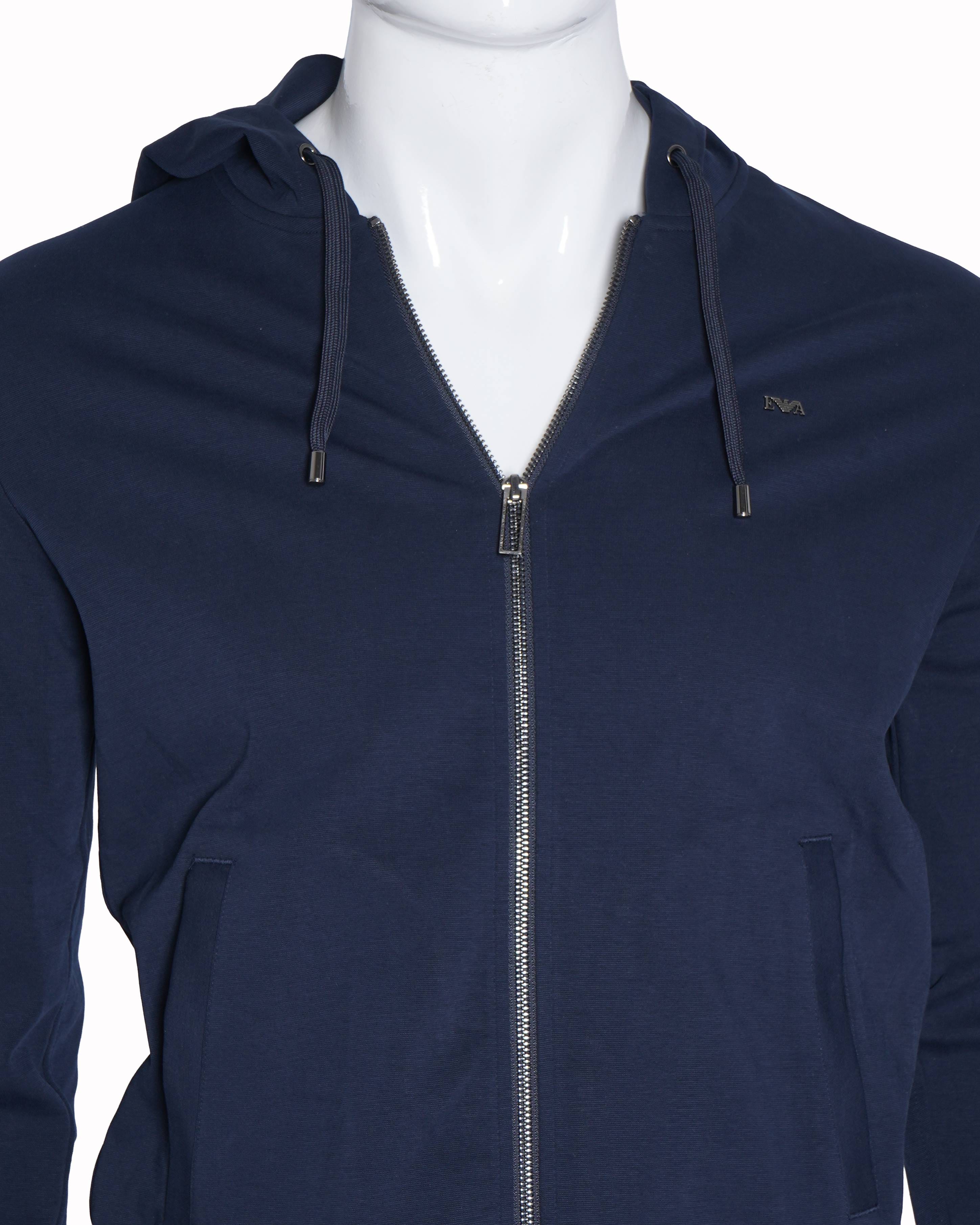 Armani Emporio Armani Hooded zipper jacket
