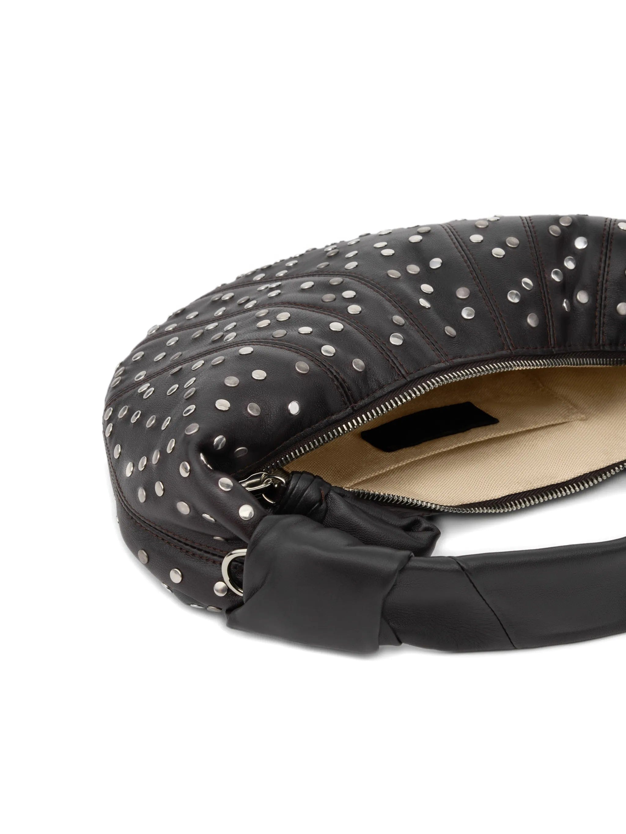 Lemaire mini Fortune Croissant studded tote bag