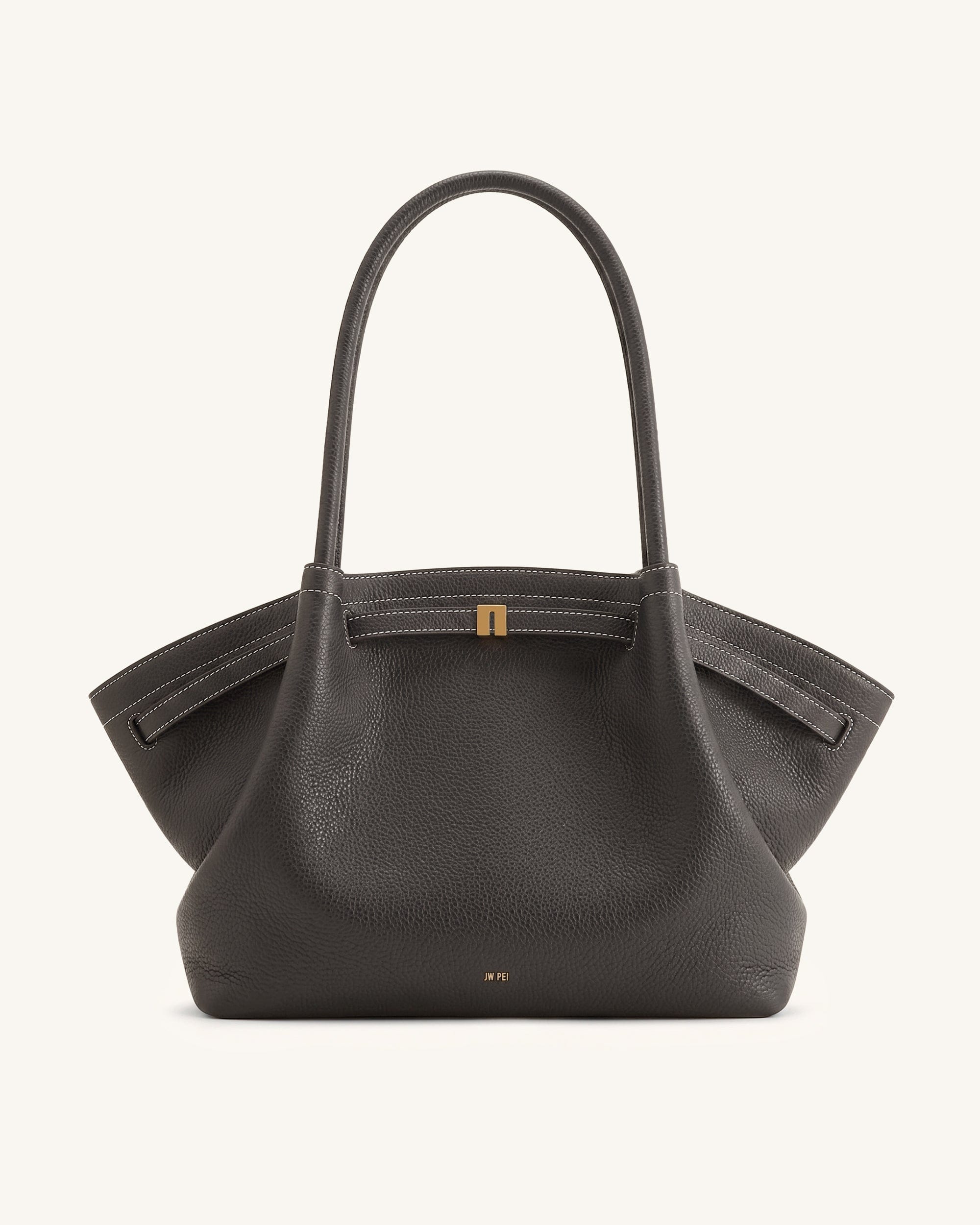 Jw Pei Hana Large Tote Bag Dark Gray