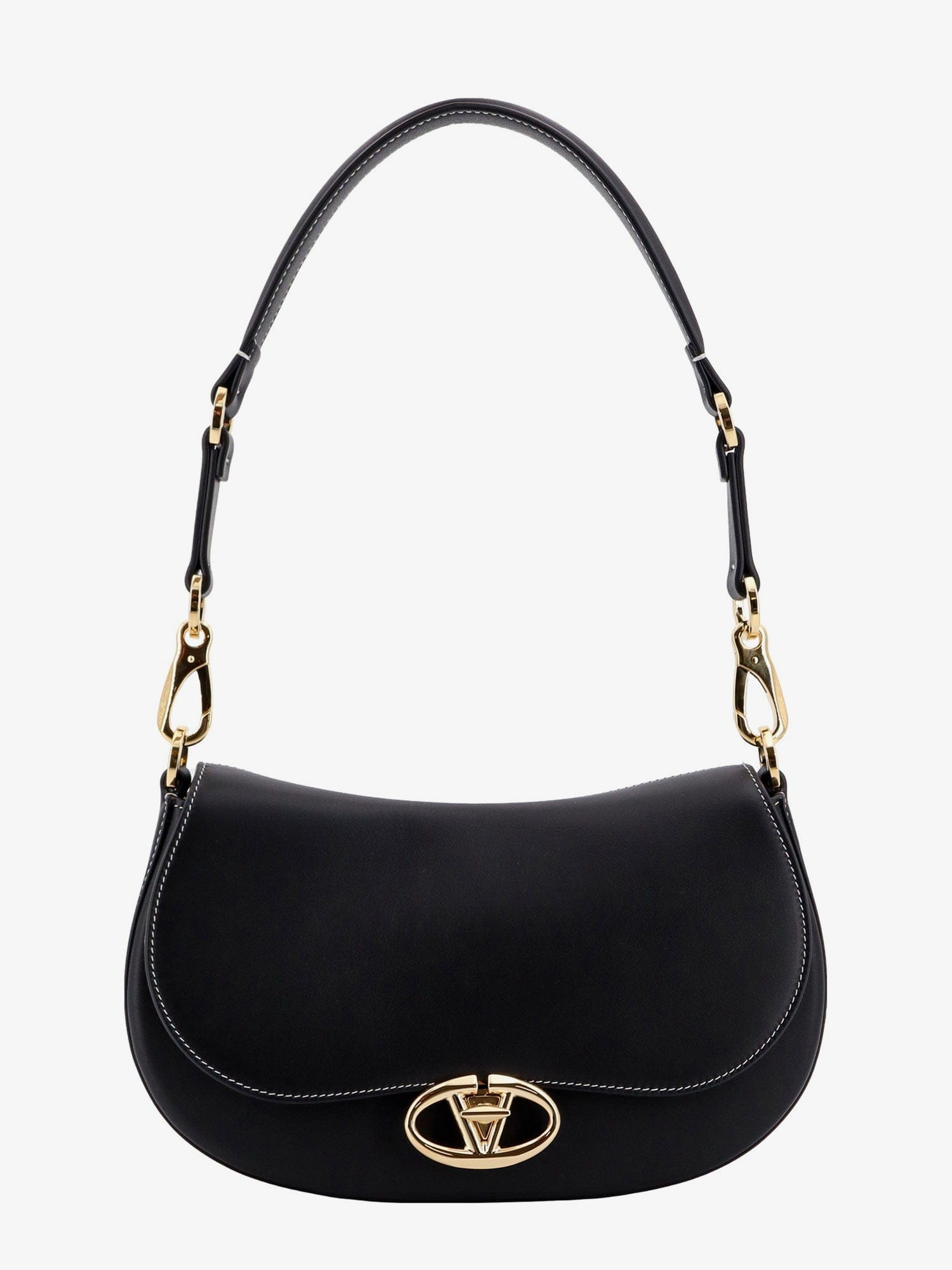 Valentino Garavani Leather shoulder bag with VLogo signature detail
