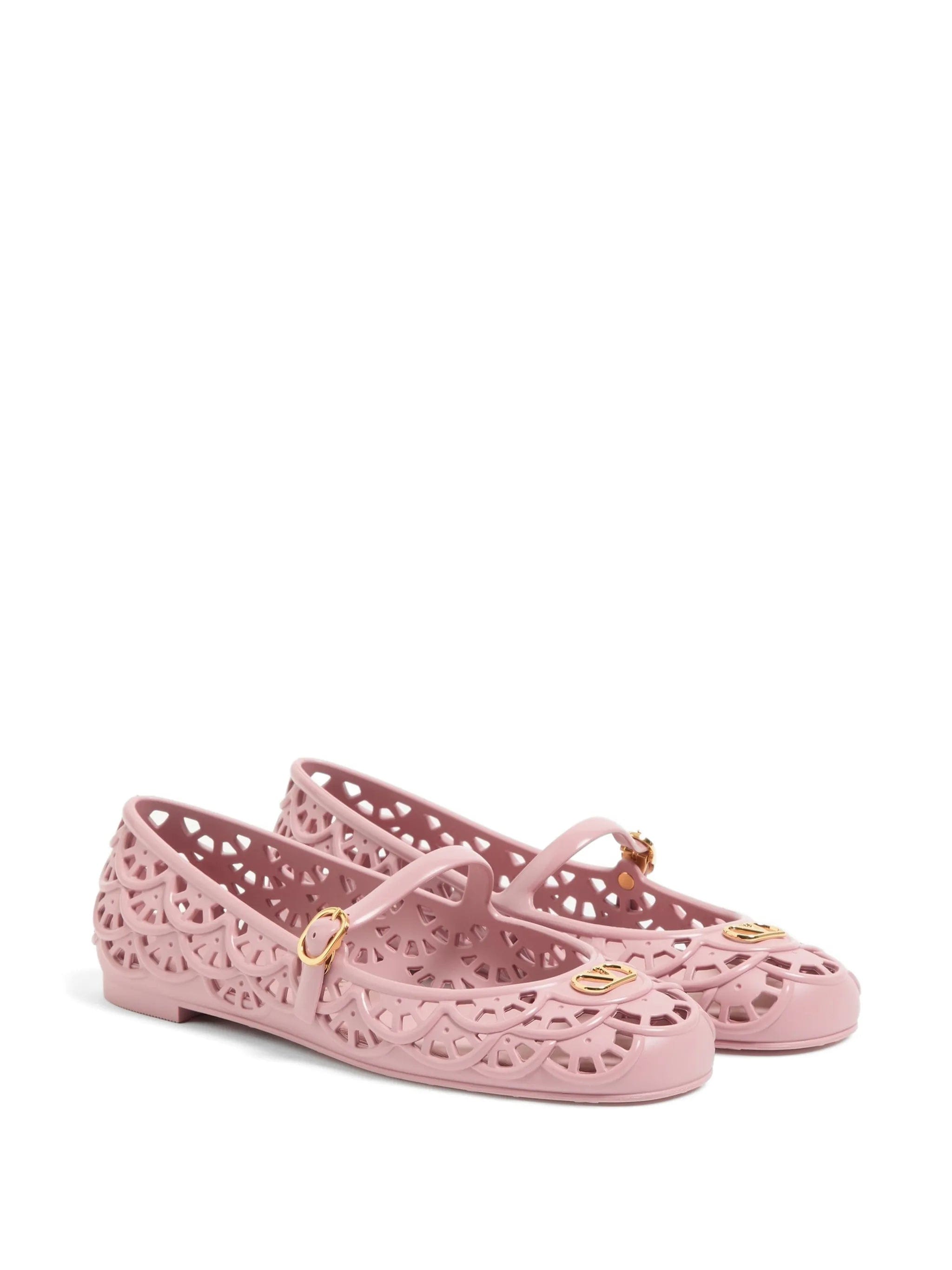 Valentino Garavani Ondette scalloped ballet flats