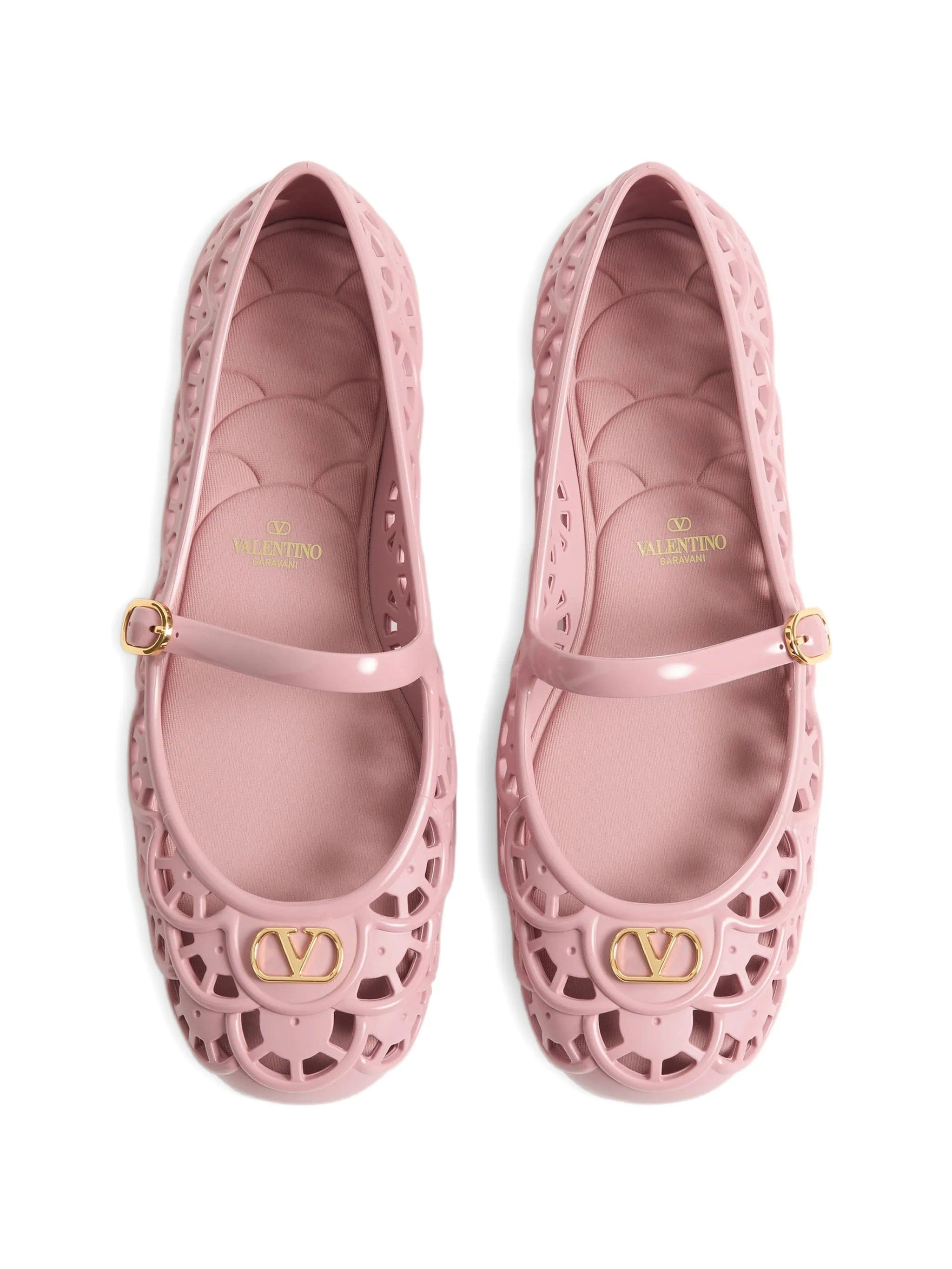 Valentino Garavani Ondette scalloped ballet flats