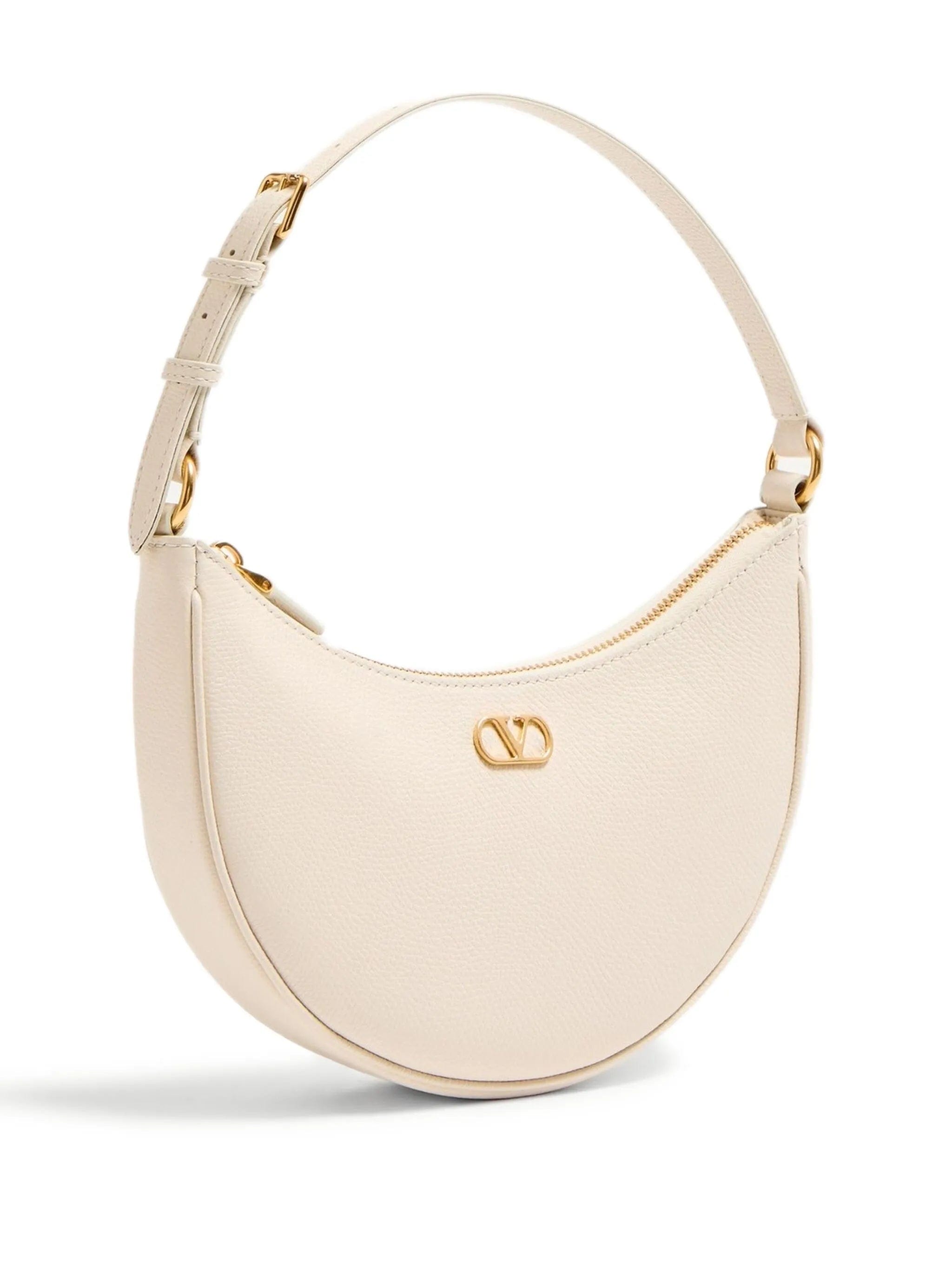 Valentino Garavani Hobo logo zip mini shoulder bag