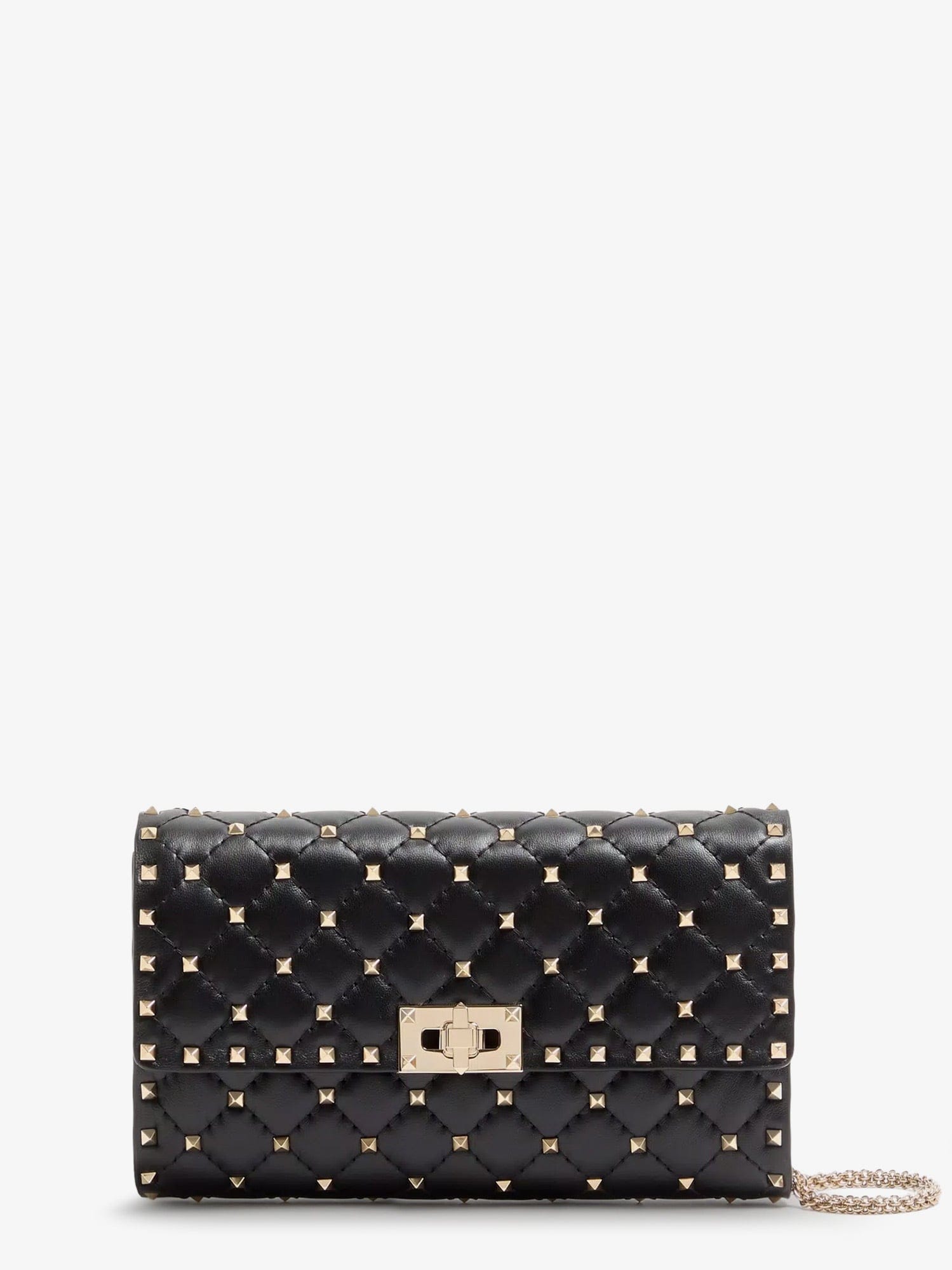 Valentino Garavani Rockstud Spike leather shoulder bag with iconic all - over studs