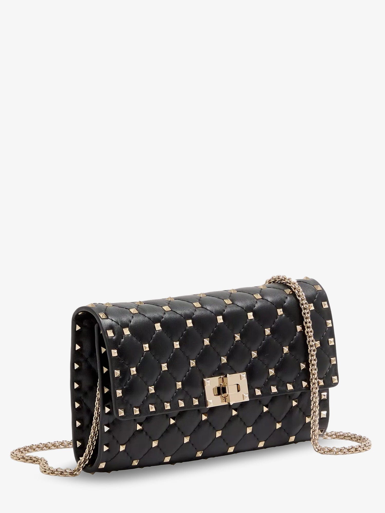 Valentino Garavani Rockstud Spike leather shoulder bag with iconic all - over studs