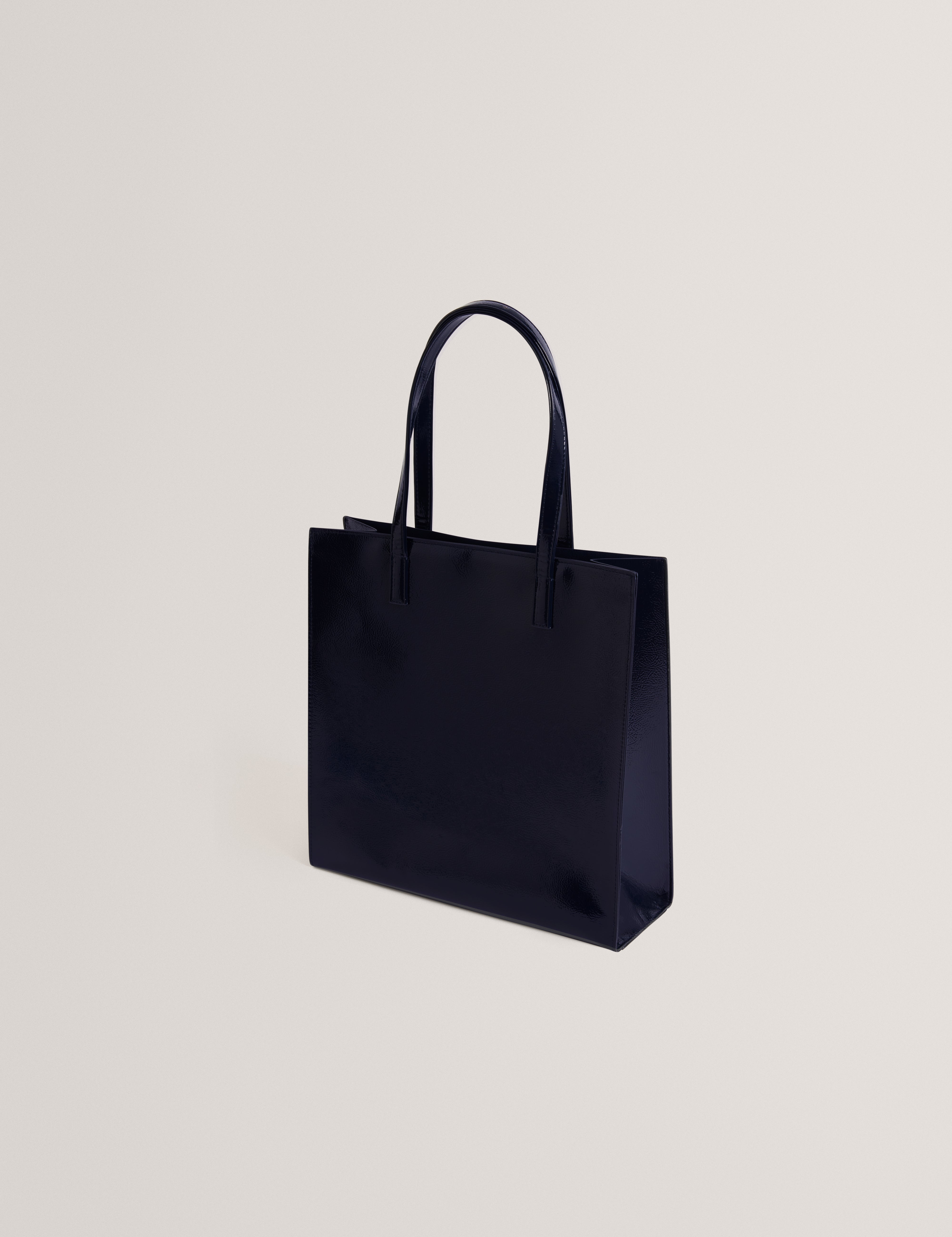 Ted Baker Camryyn Large Printed Crinkle Icon Bag Navy