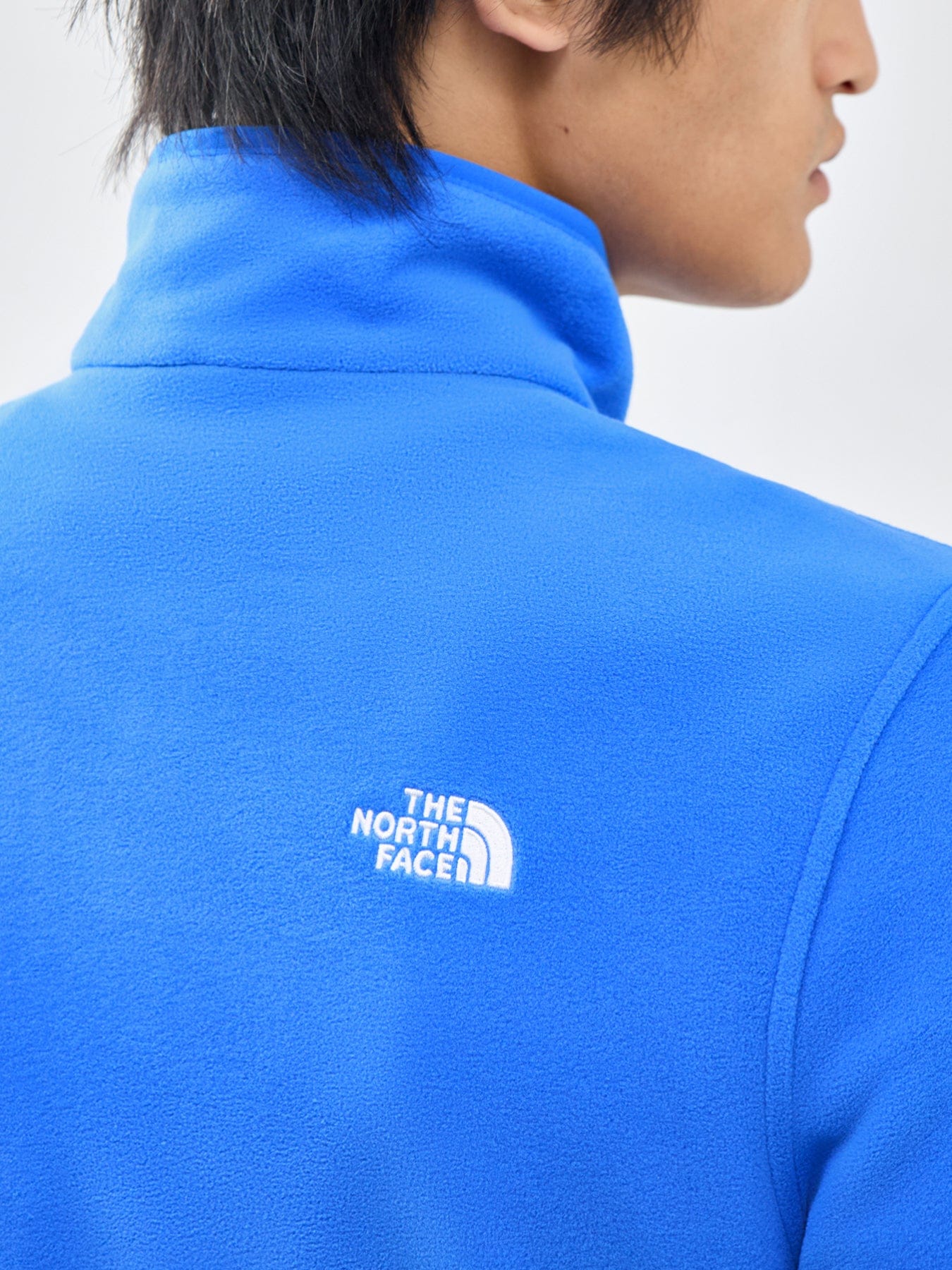 The North Face Glacier Quarter Zip Fleece Blue