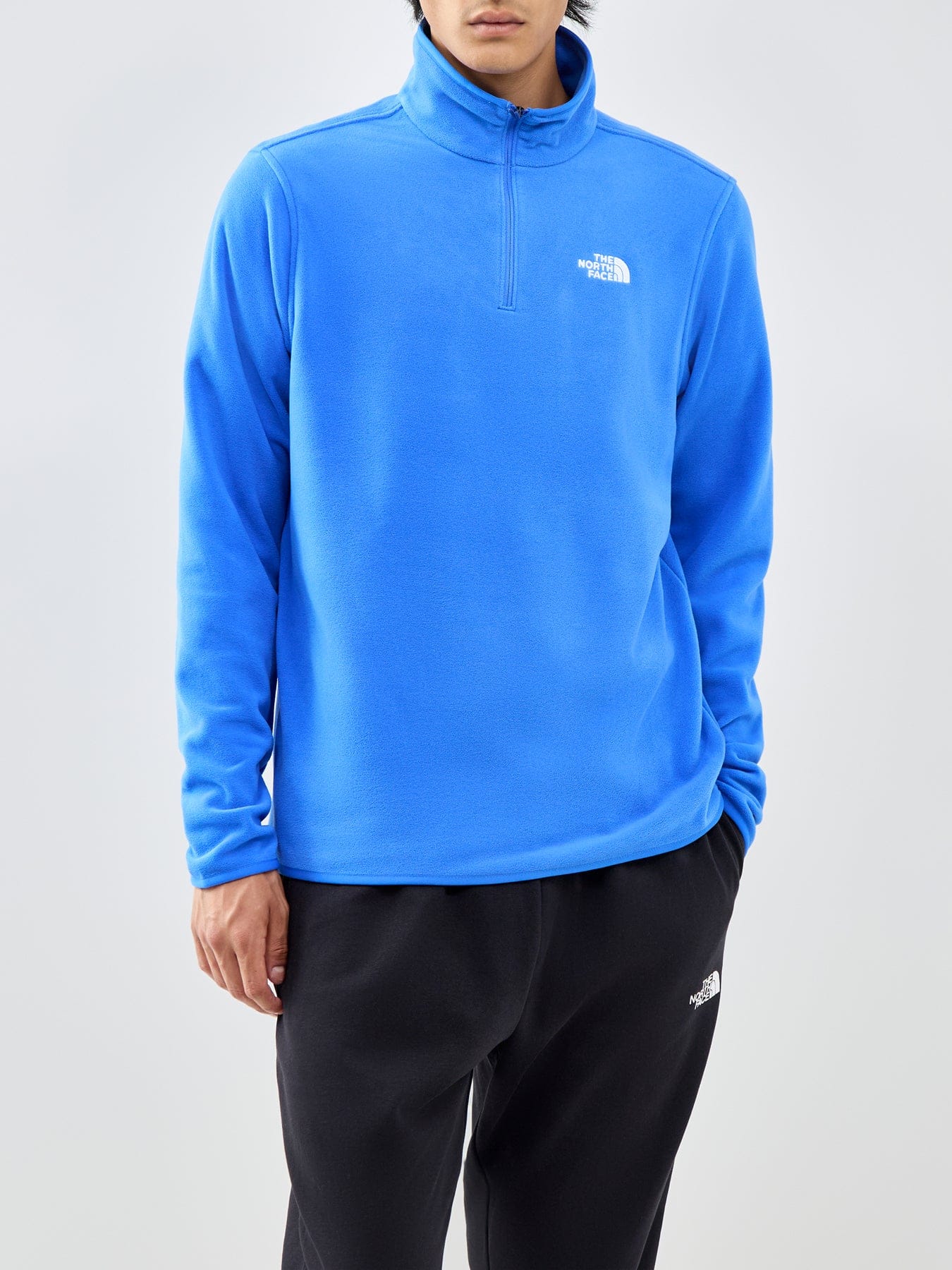 The North Face Glacier Quarter Zip Fleece Blue