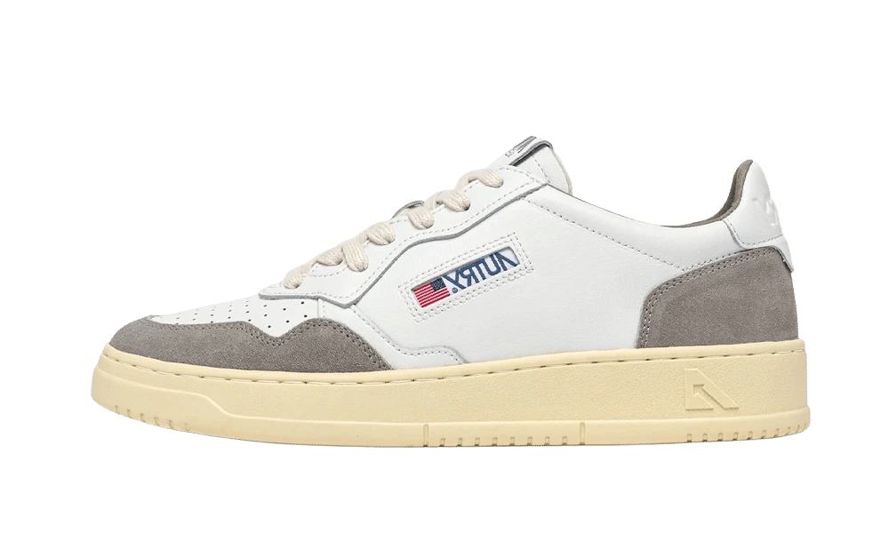 AUTRY Medalist Low Soft Leather Suede White Vap