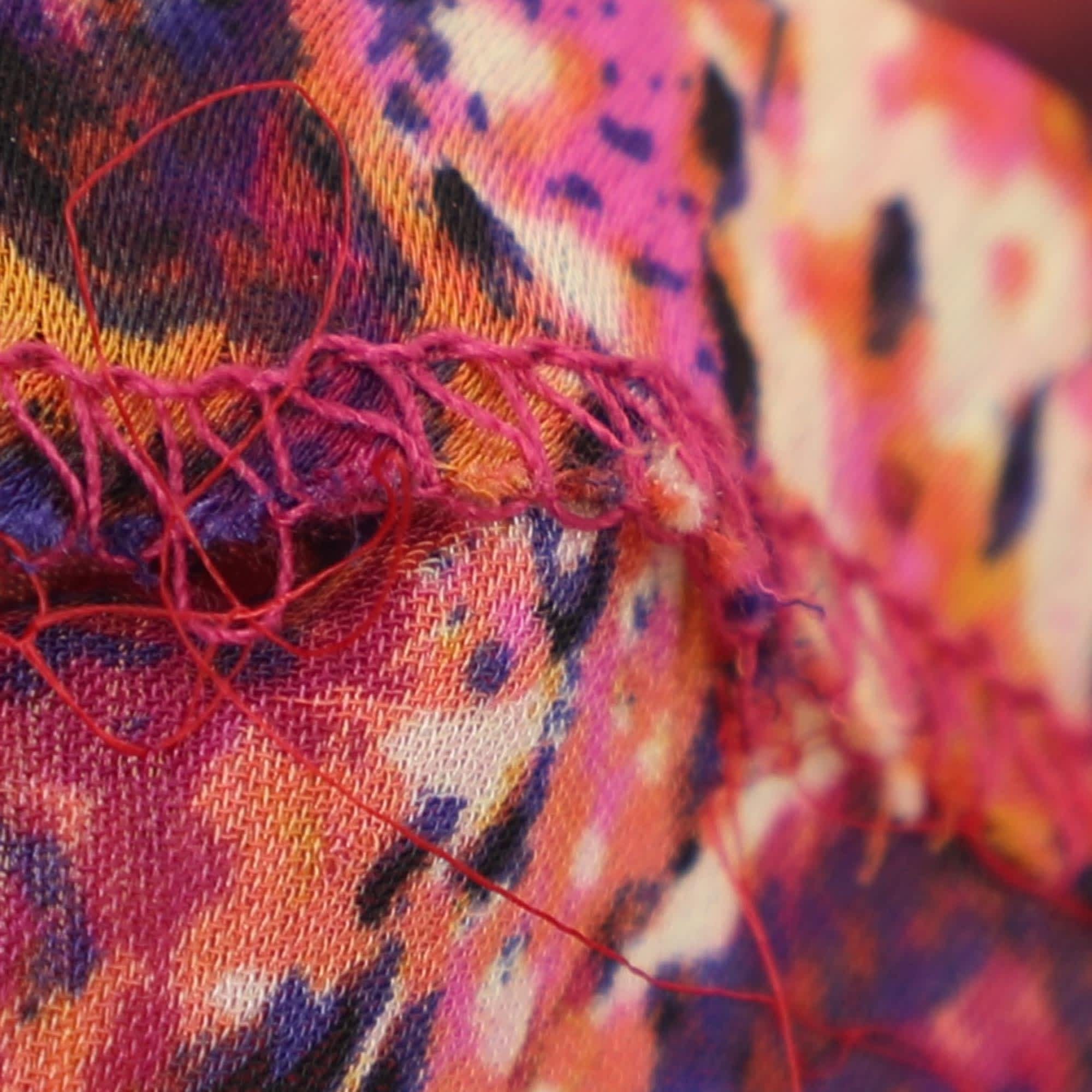 Ralph Lauren Pink Multicolor Paisley Print Midi Dress