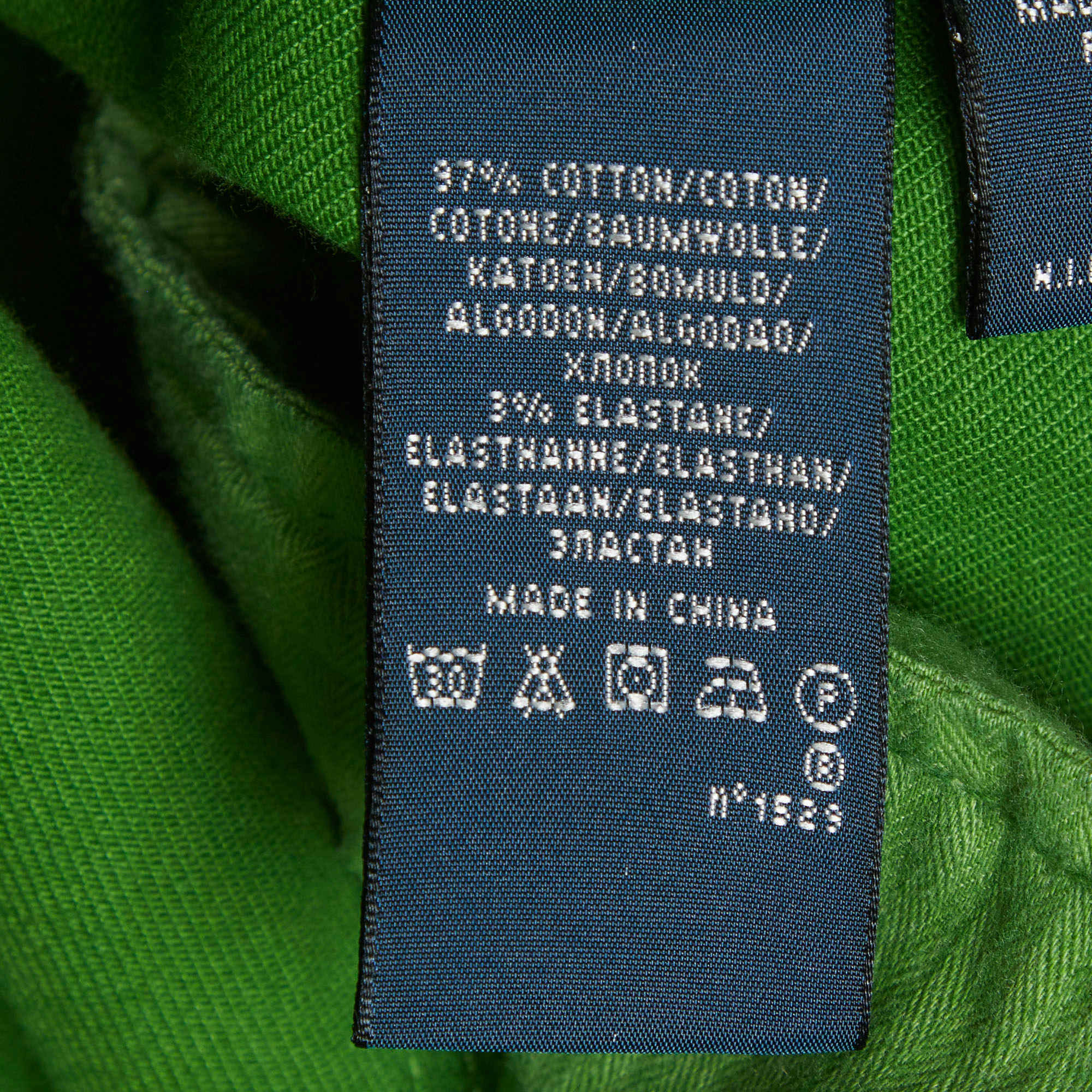 Ralph Lauren Green Stretch Denim Skinny Jeans M/waist