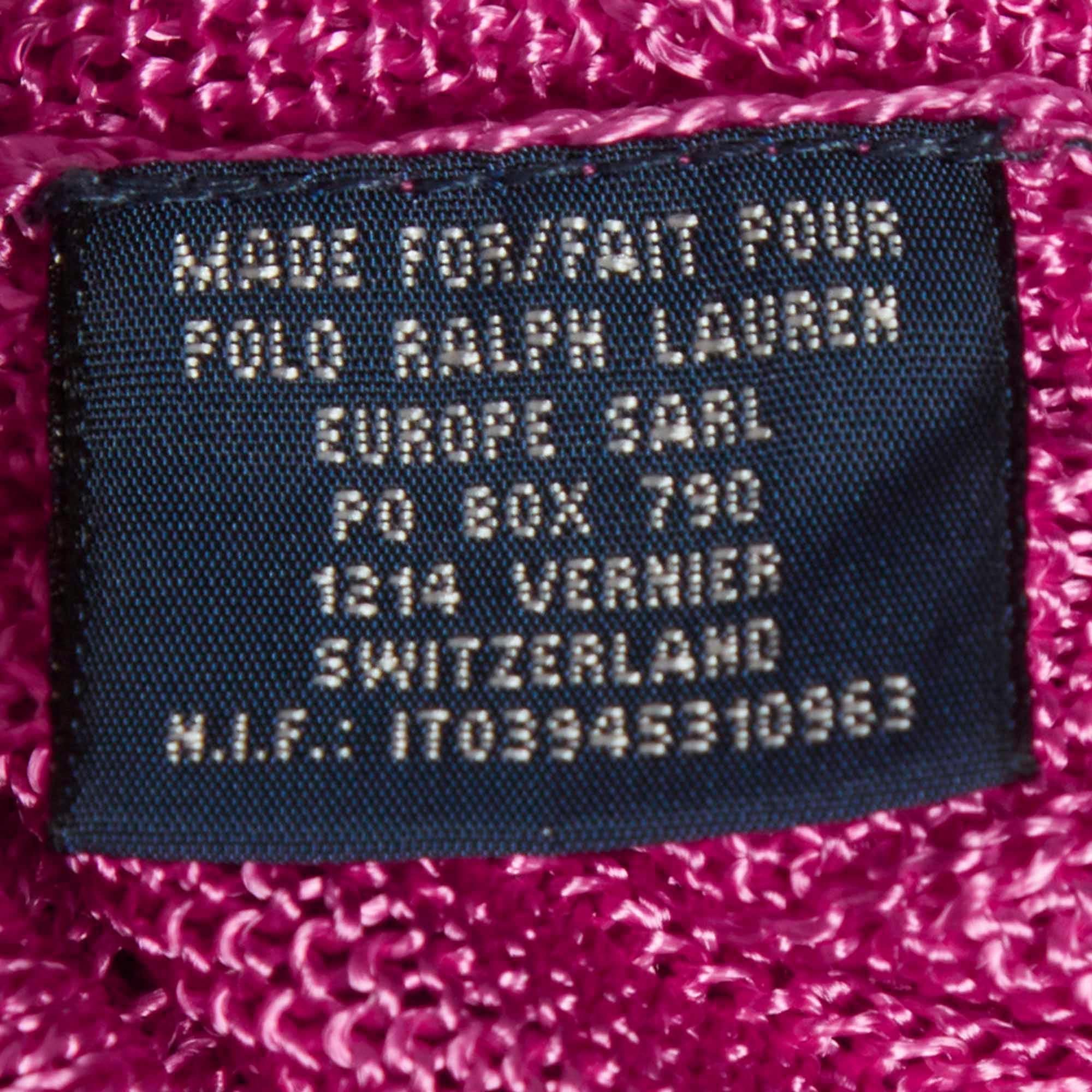 Ralph Lauren Pink Cable Knit Cardigan