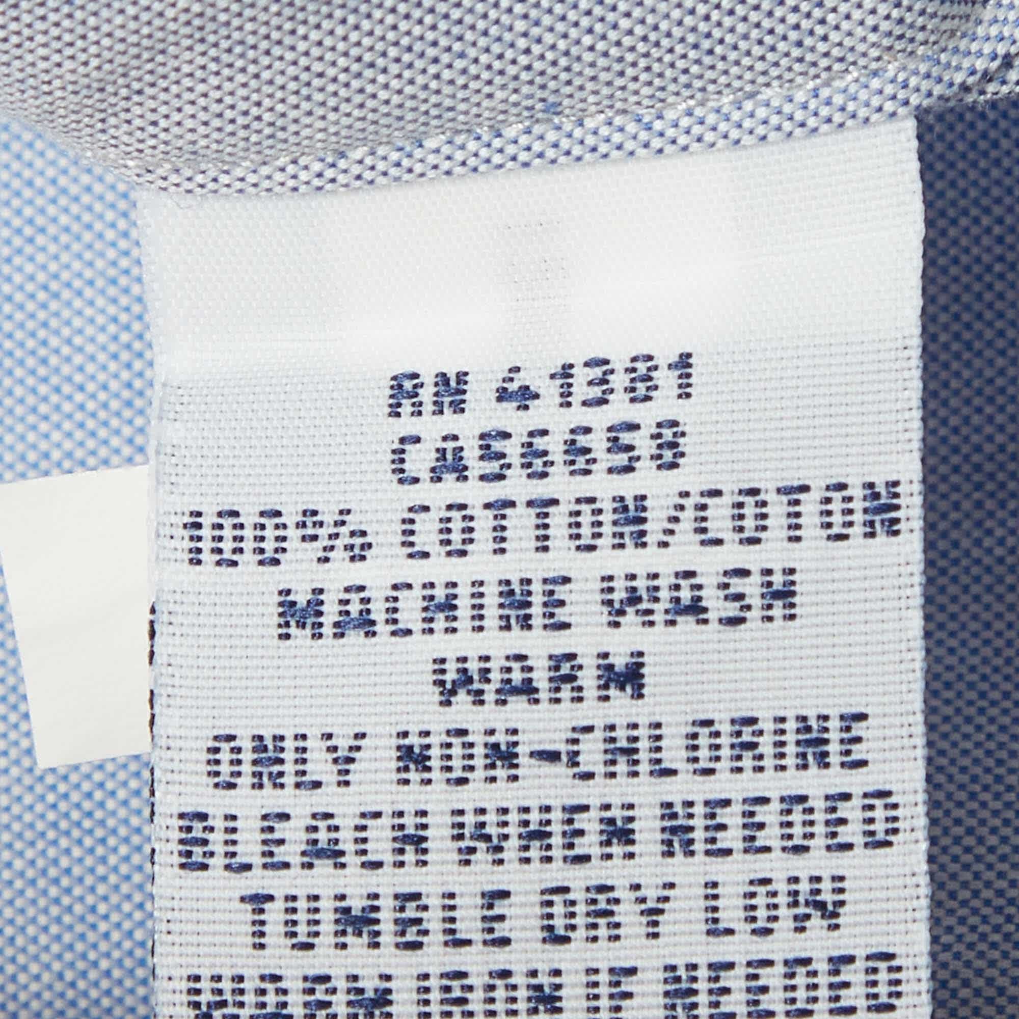 Ralph Lauren Blue Cotton Full Sleeve Shirt