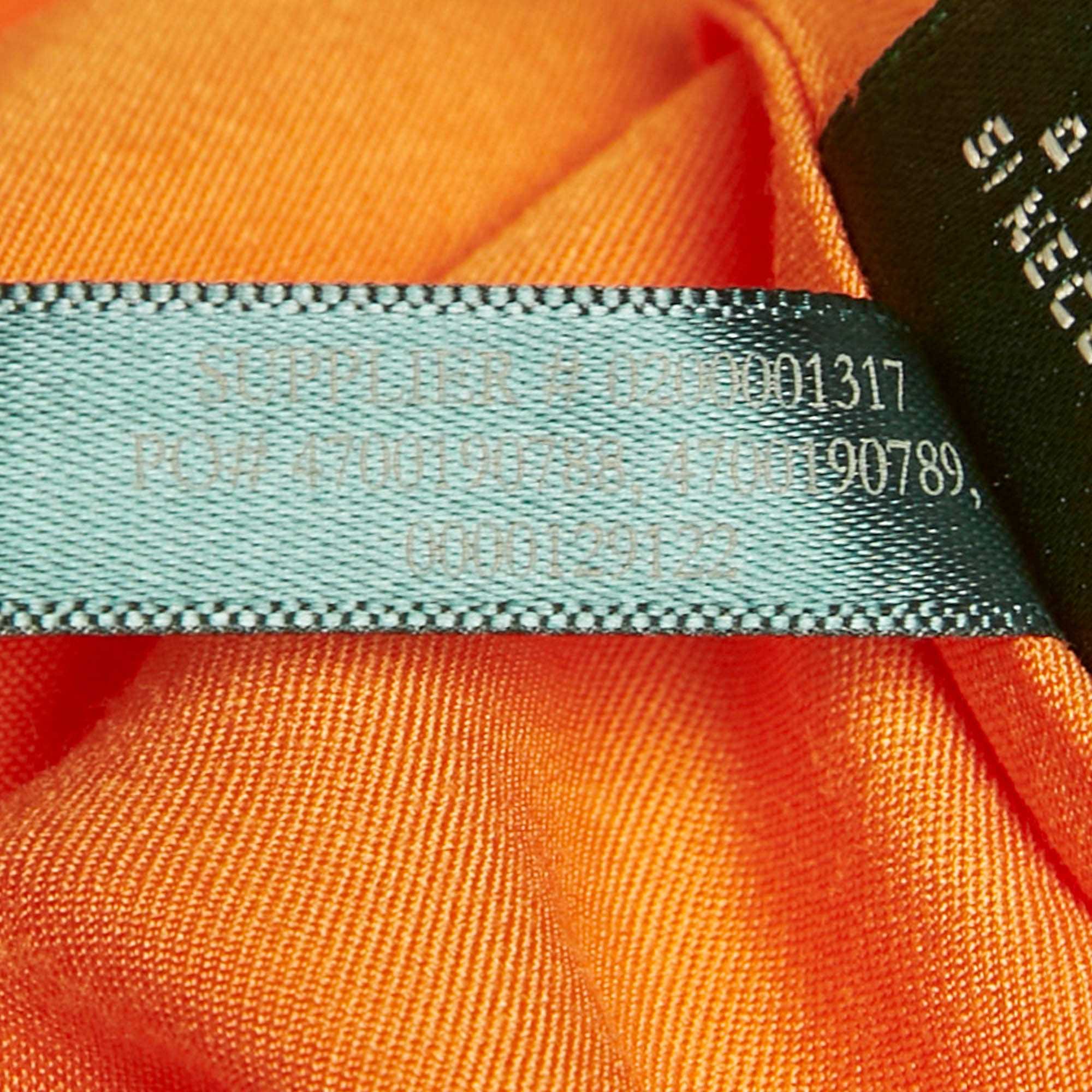Ralph Lauren Orange Satin Belted Shirt Dress