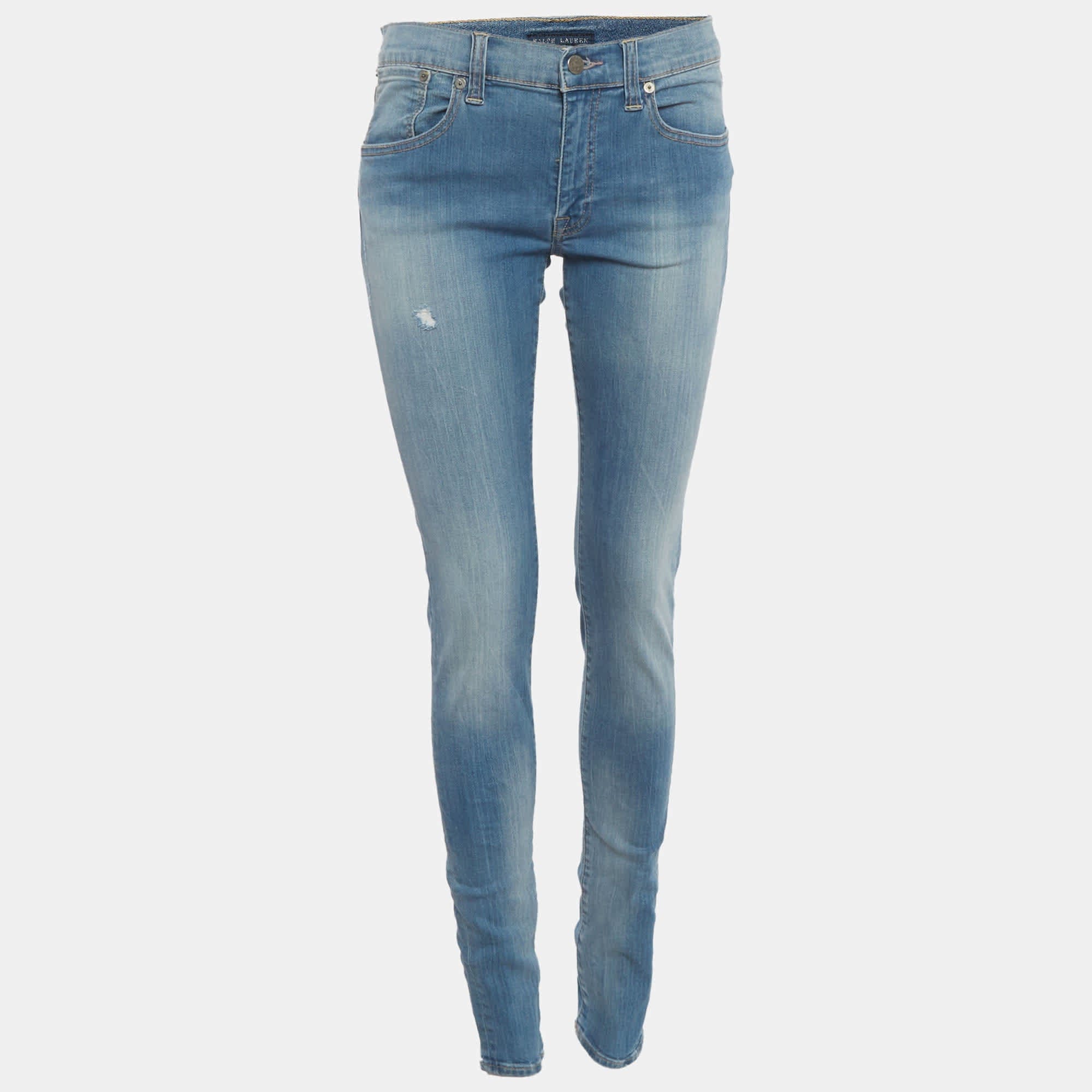 Ralph Lauren Blue Denim Sullivan Super Skinny Jeans