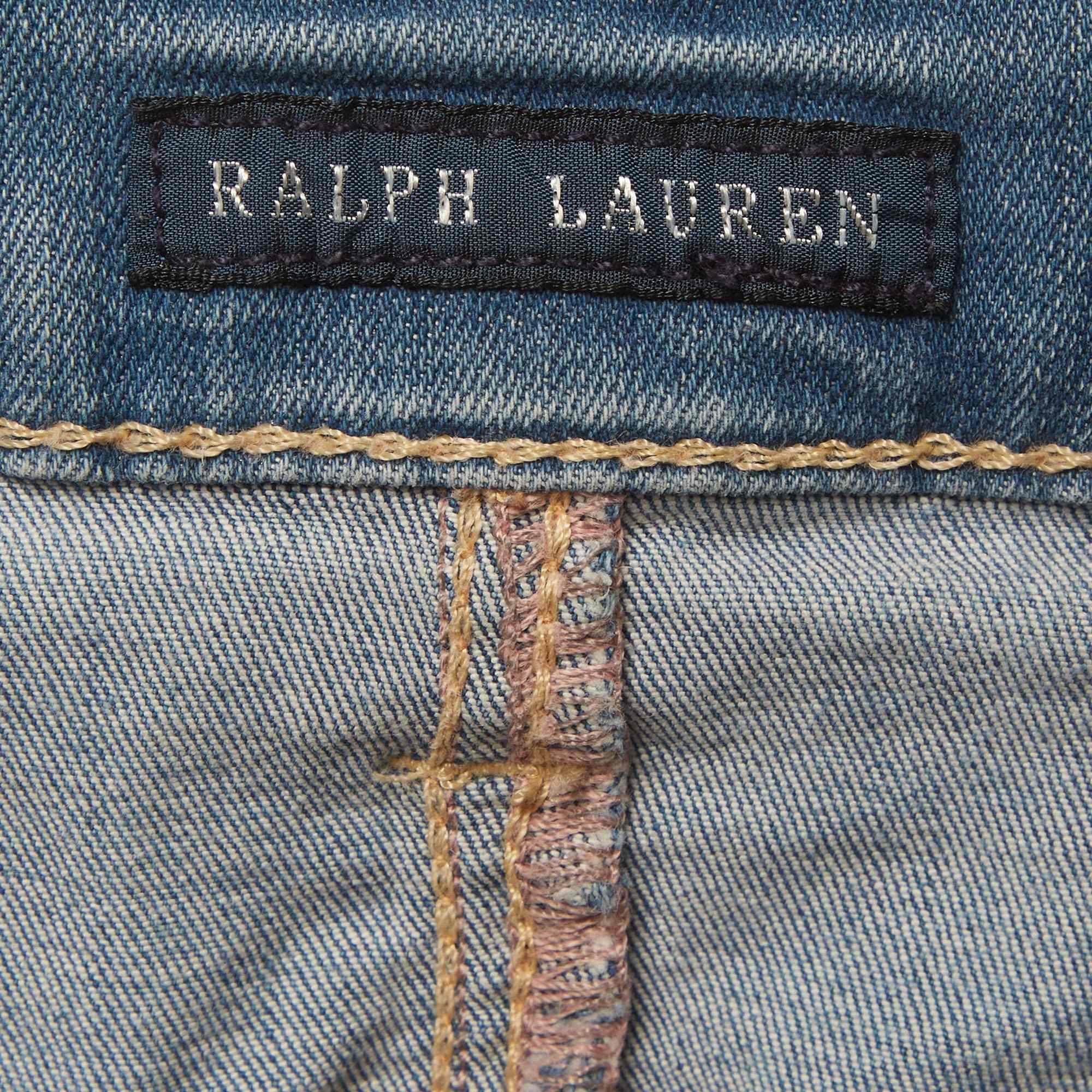 Ralph Lauren Blue Denim Sullivan Super Skinny Jeans