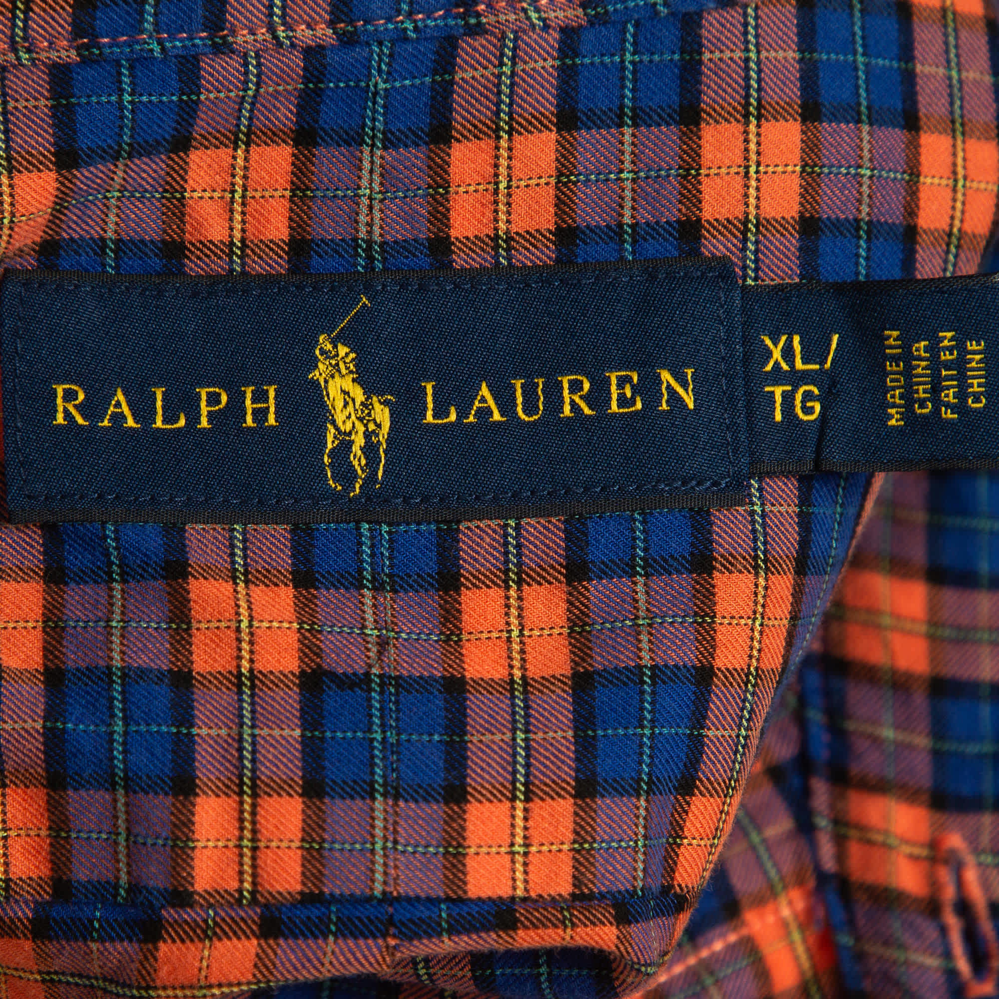 Ralph Lauren Multicolor Cotton Tartan Shirt