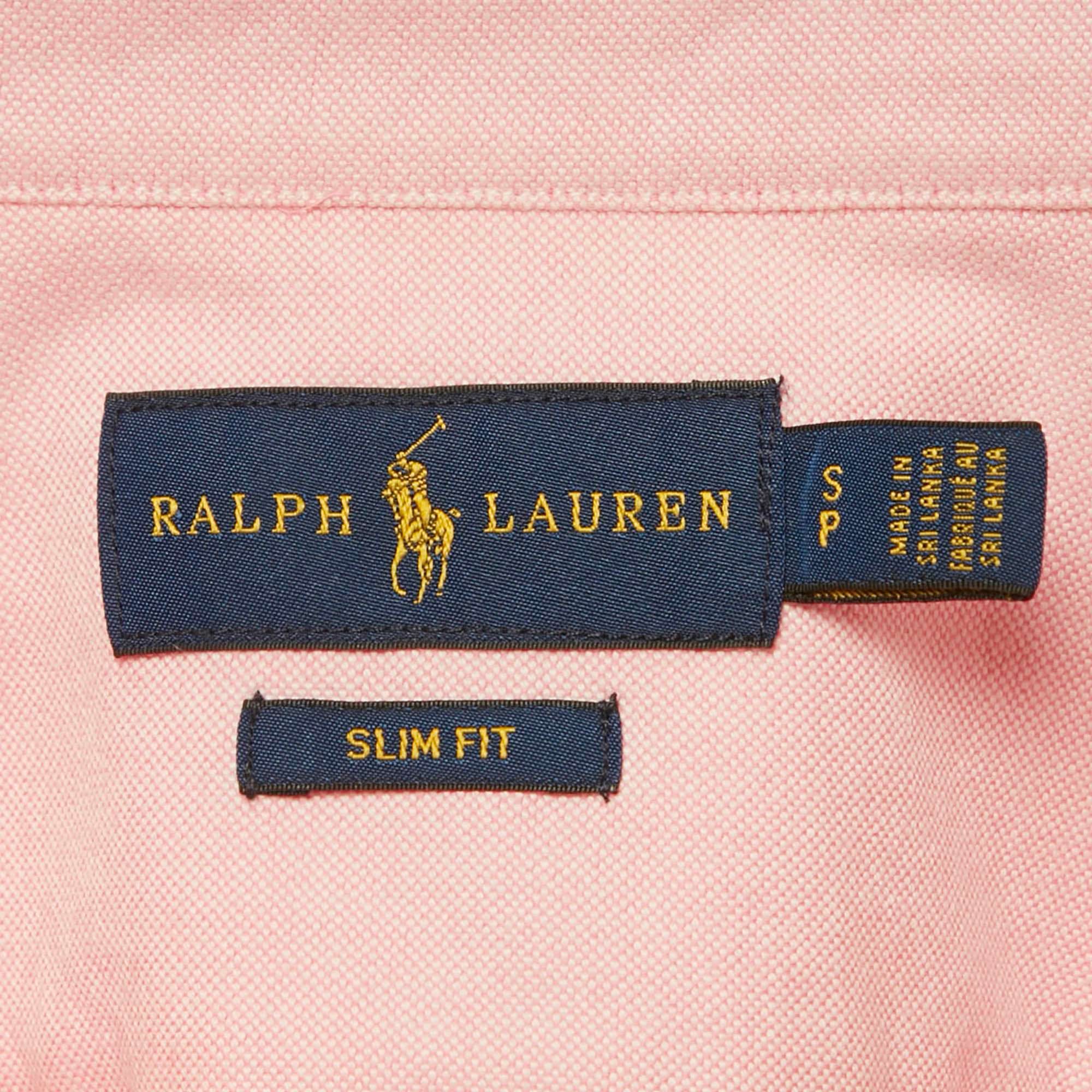 Ralph Lauren Pink Cotton Long Sleeve Shirt