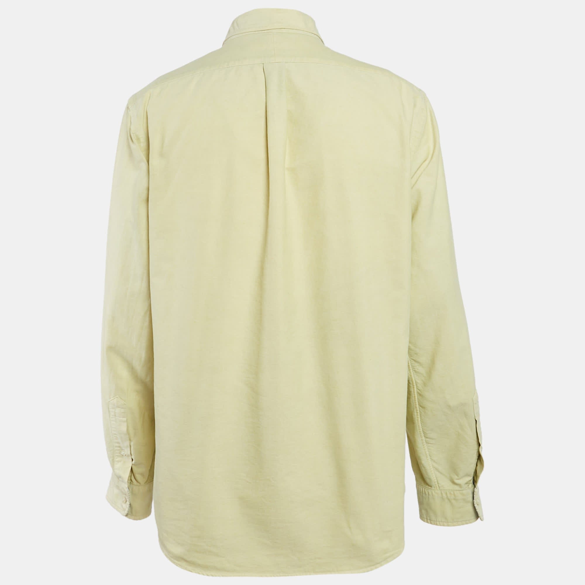 Ralph Lauren Light Green Cotton Slim Fit Shirt
