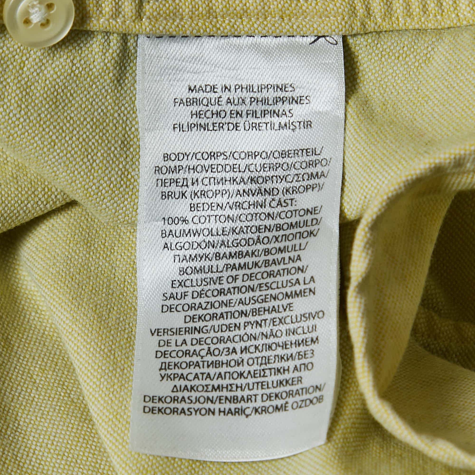 Ralph Lauren Light Green Cotton Slim Fit Shirt