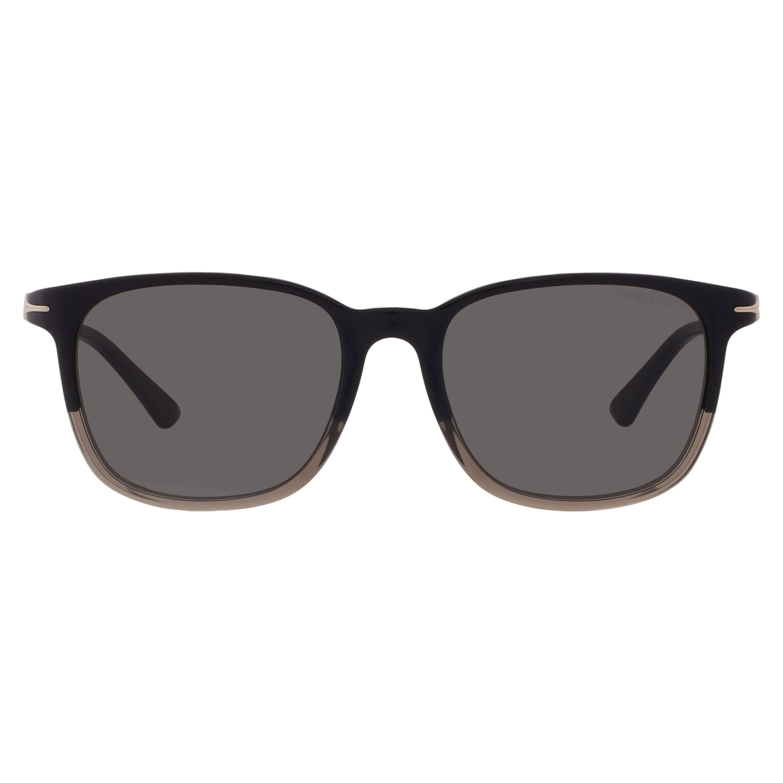 Montblanc Grey Square Men's Sunglasses MB0338S 003 52