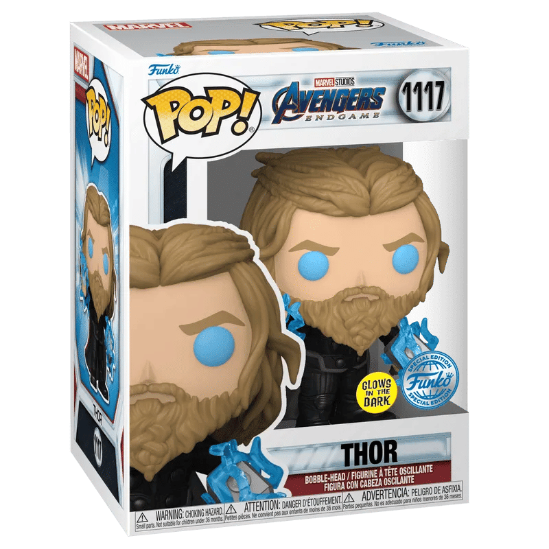 Funko Avengers 4: Endgame - Thor with Thunder US Exclusive Pop! Vinyl [RS]