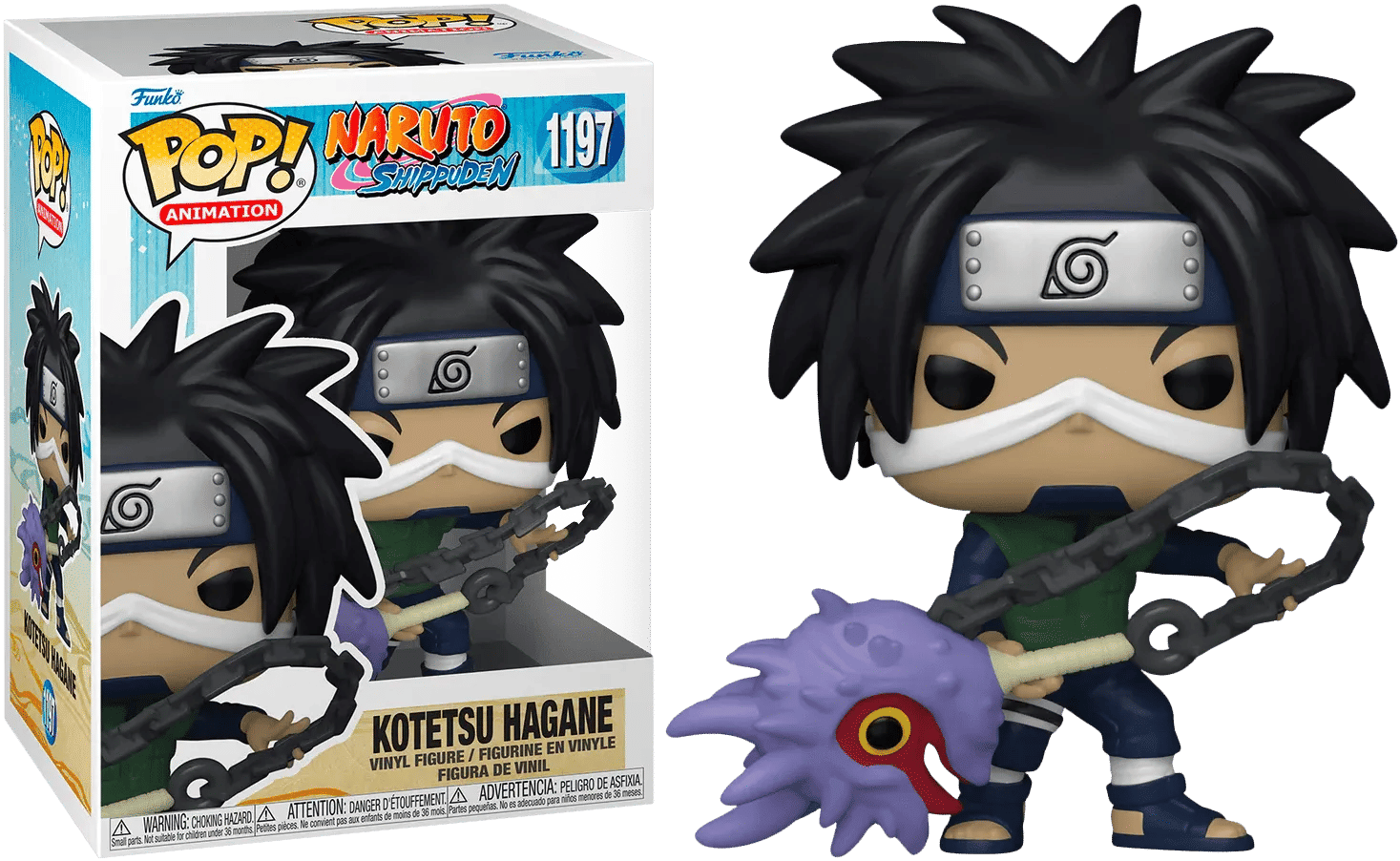 Funko Naruto: Shippuden - Kotetsu Hagane with Weapon Pop! Vinyl