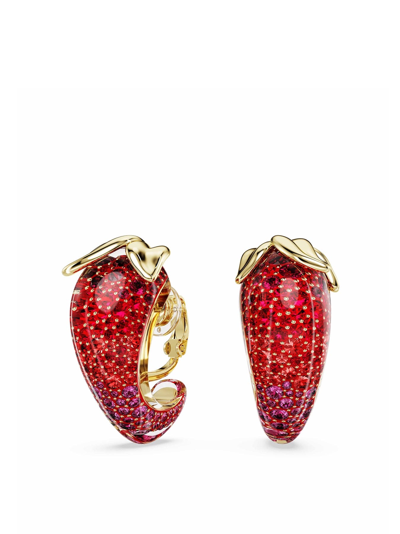 Swarovski Idyllia Strawberry Hoop Earrings