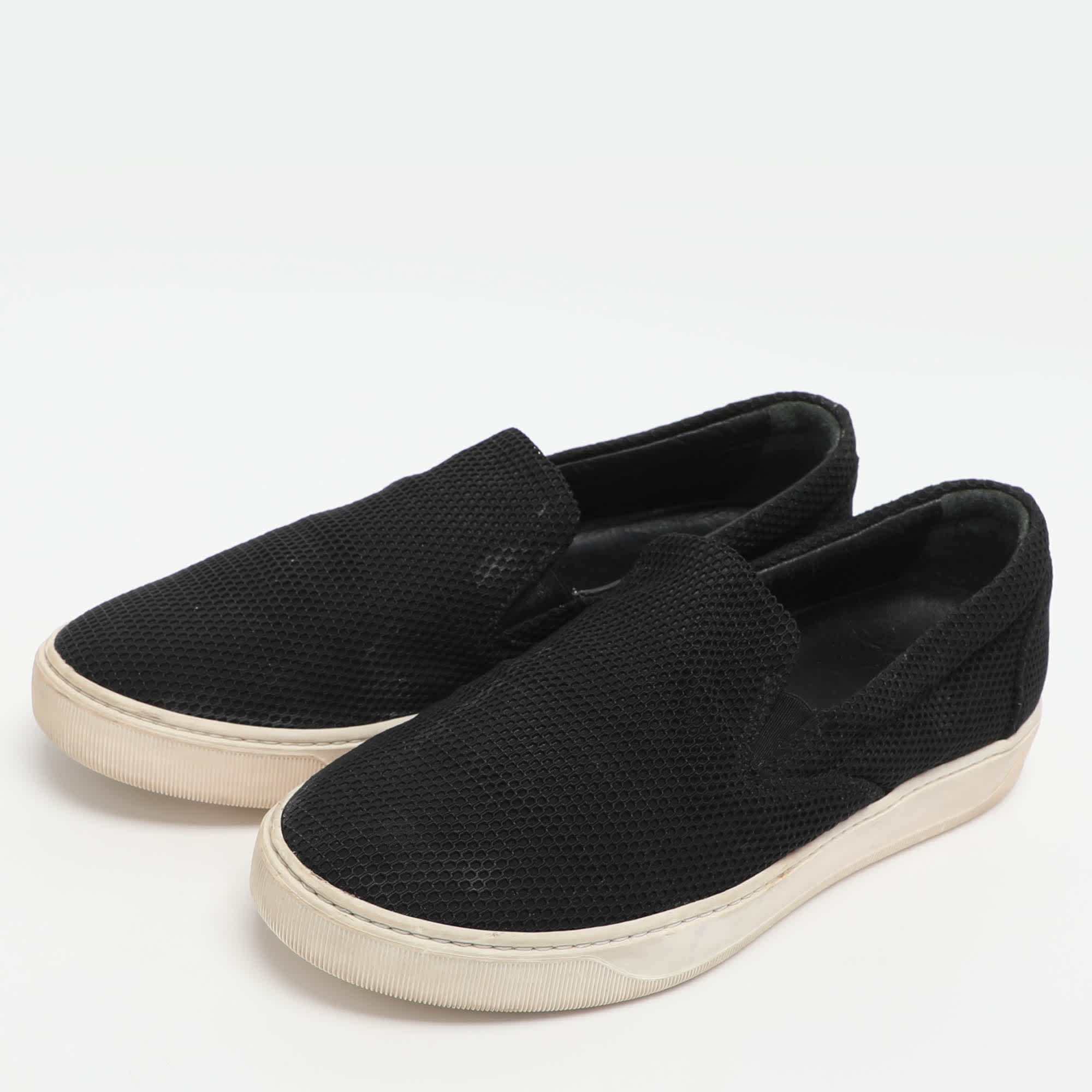 Knit Size 37 Knit Fabric Slip On Sneakers