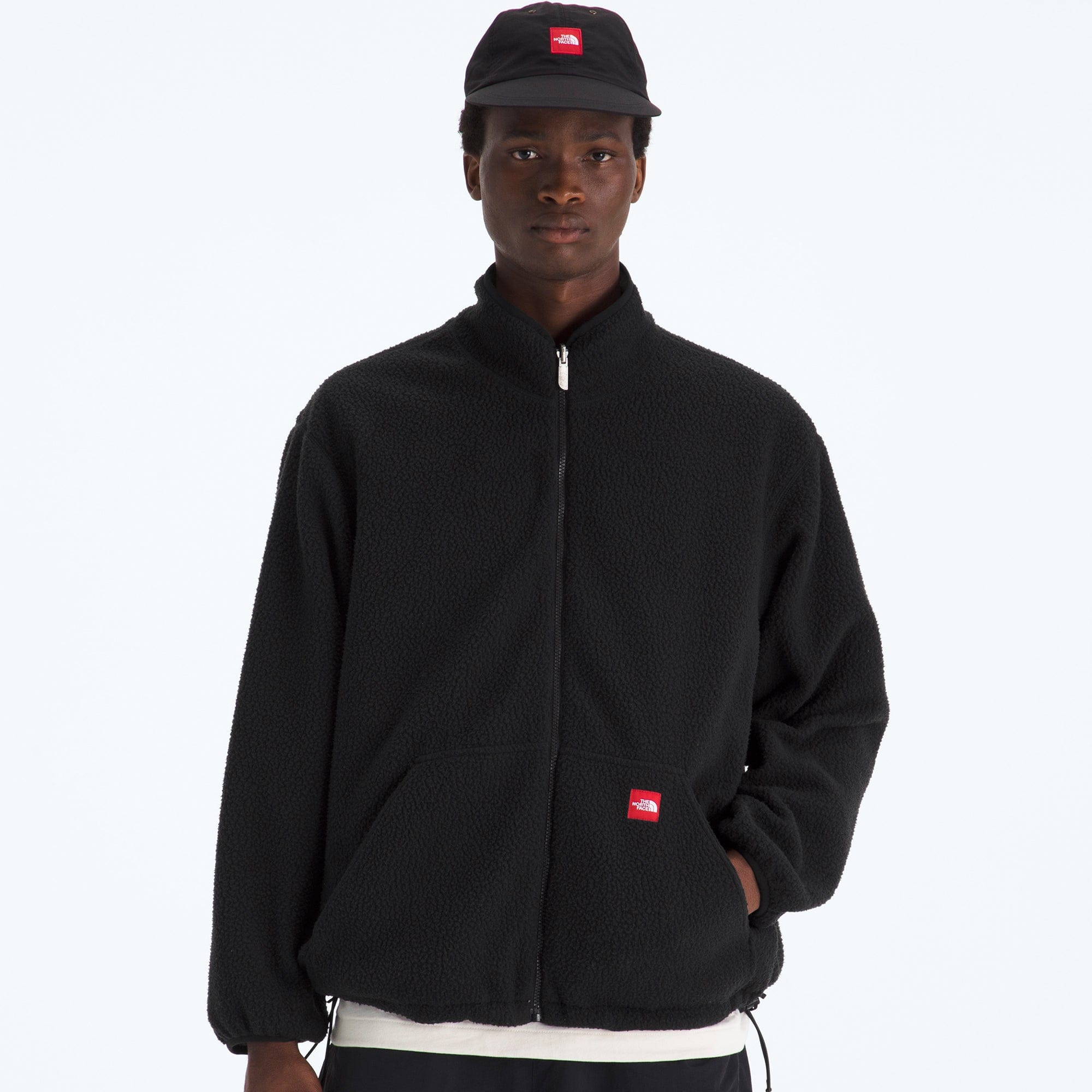 The North Face Mens Red Box Reversible Fleece Jacket