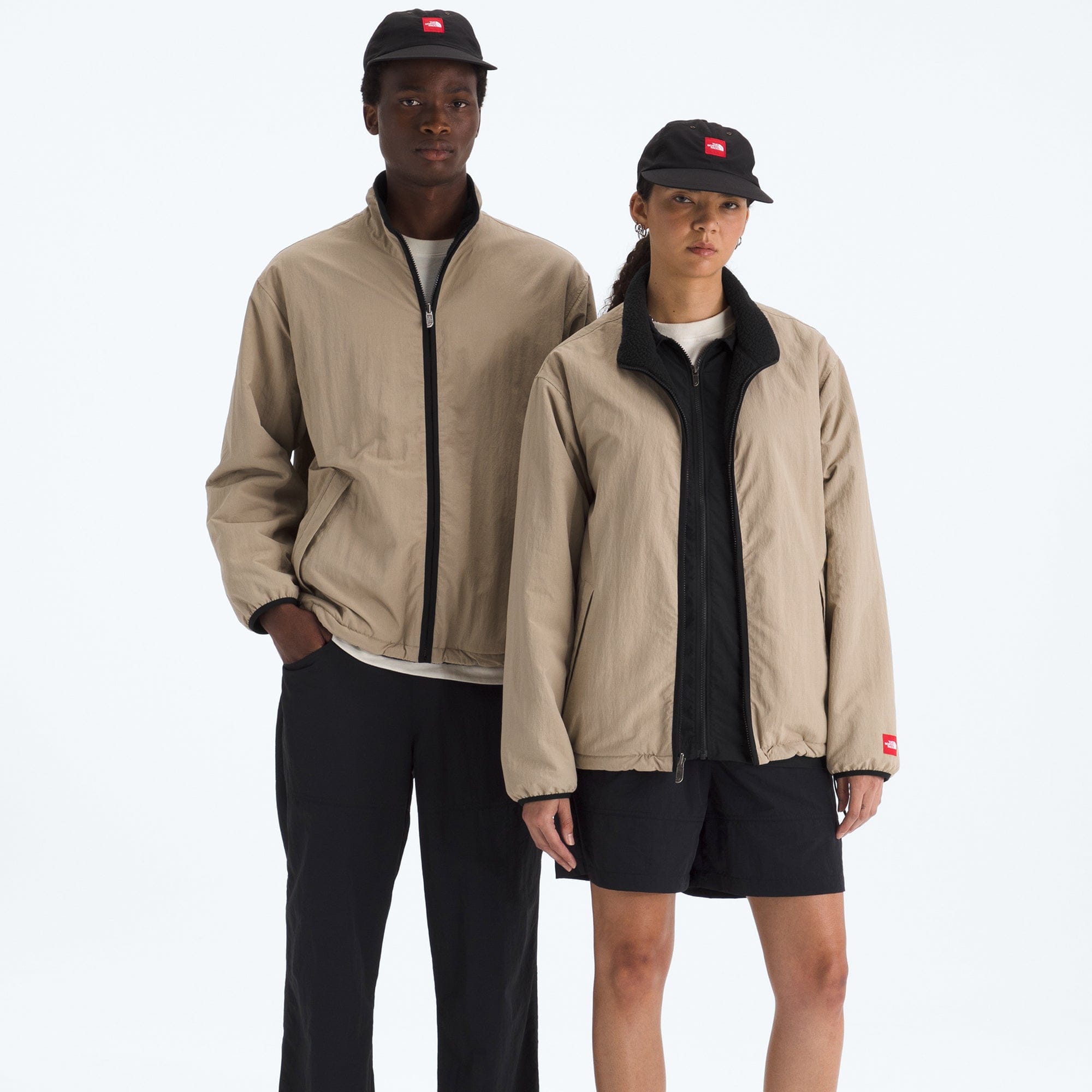 The North Face Mens Red Box Reversible Fleece Jacket