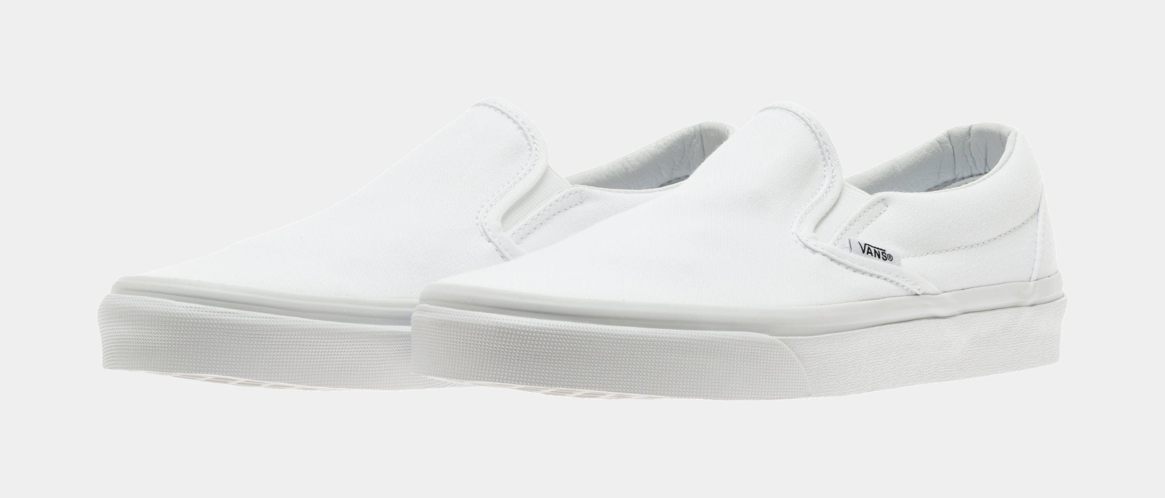 Vans Classic Slip On Mens Skate Shoe (White)