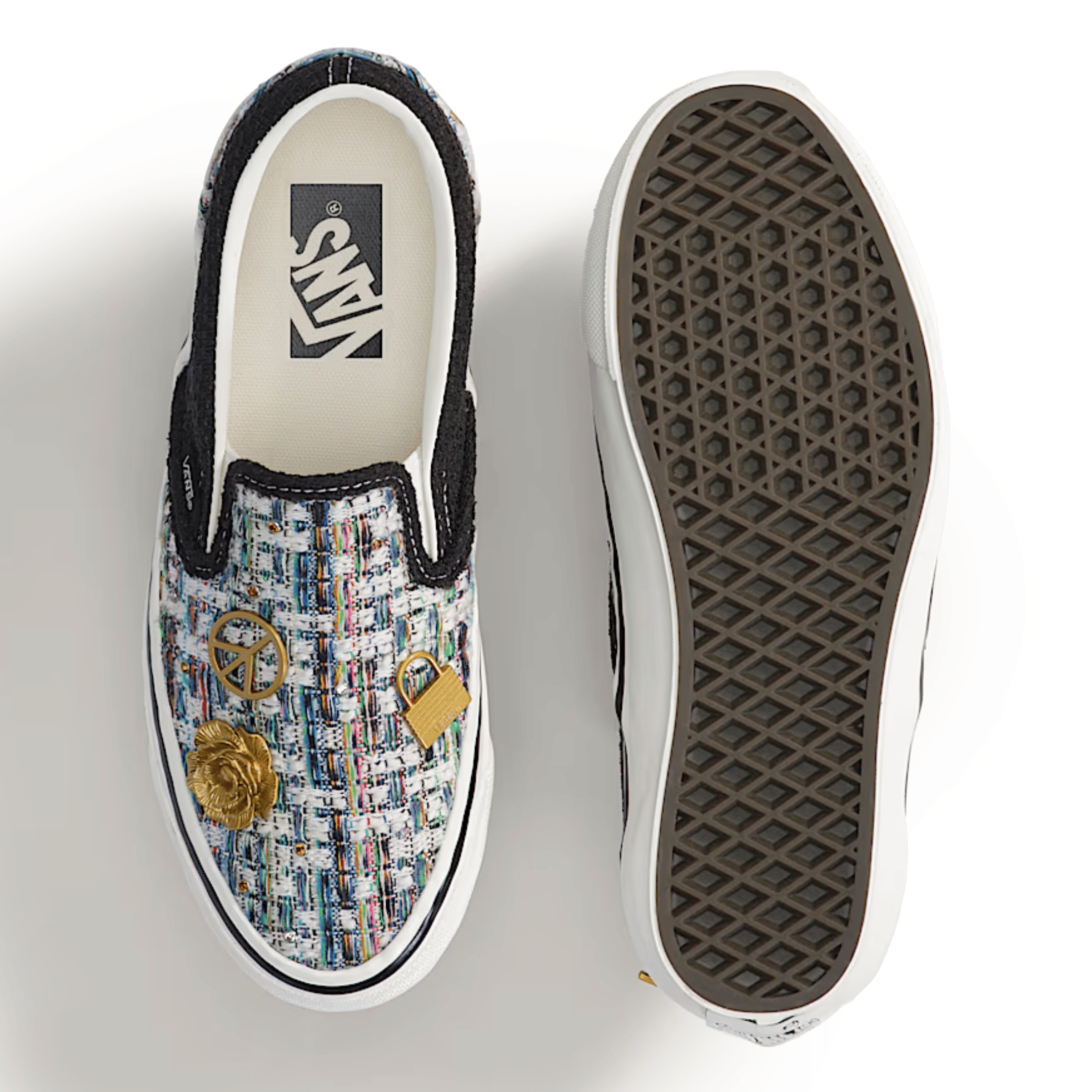 Vans Men's Premium Classic Slip On Cardigan Black/White