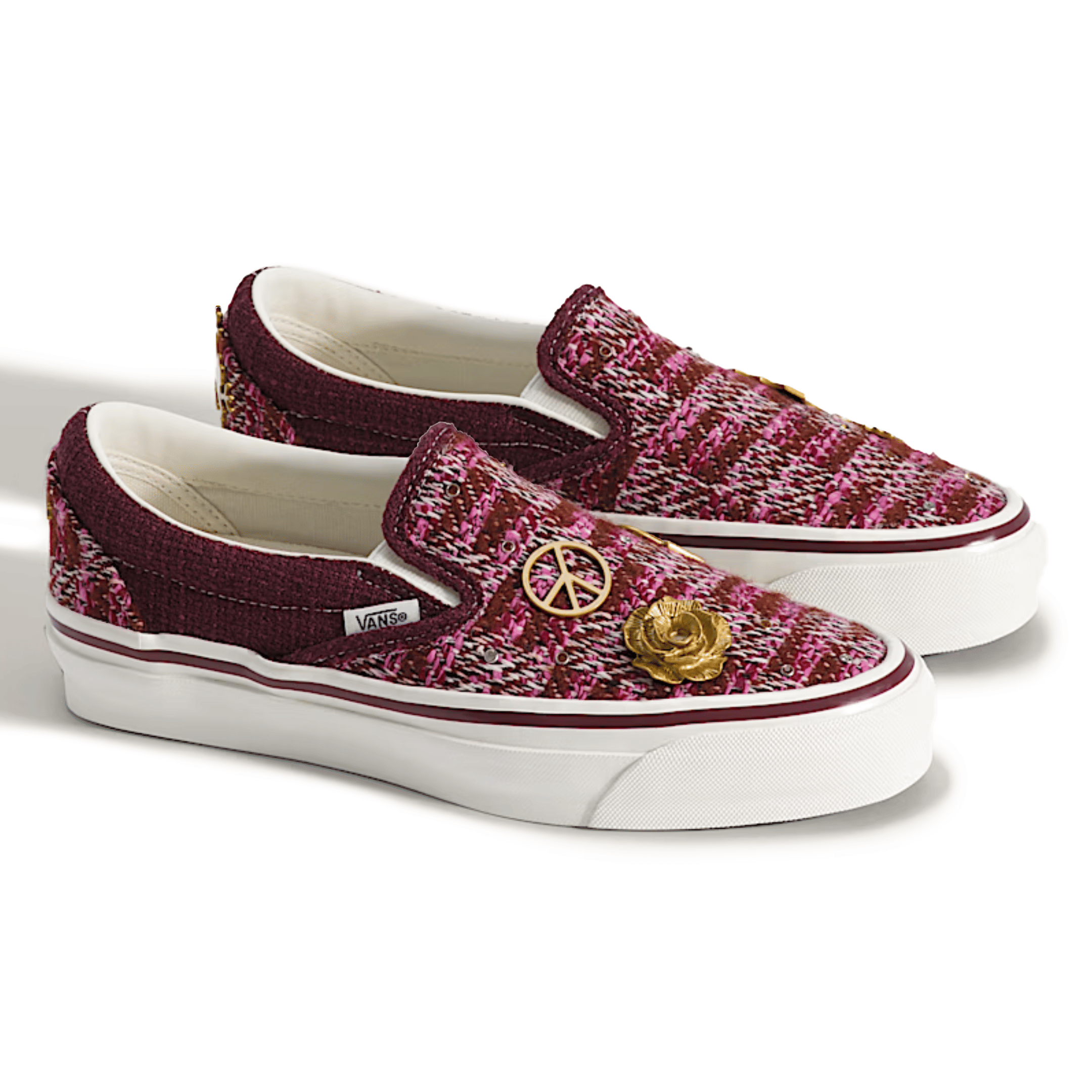 Vans Men's Premium Classic Slip On Cardigan Brown/Pink