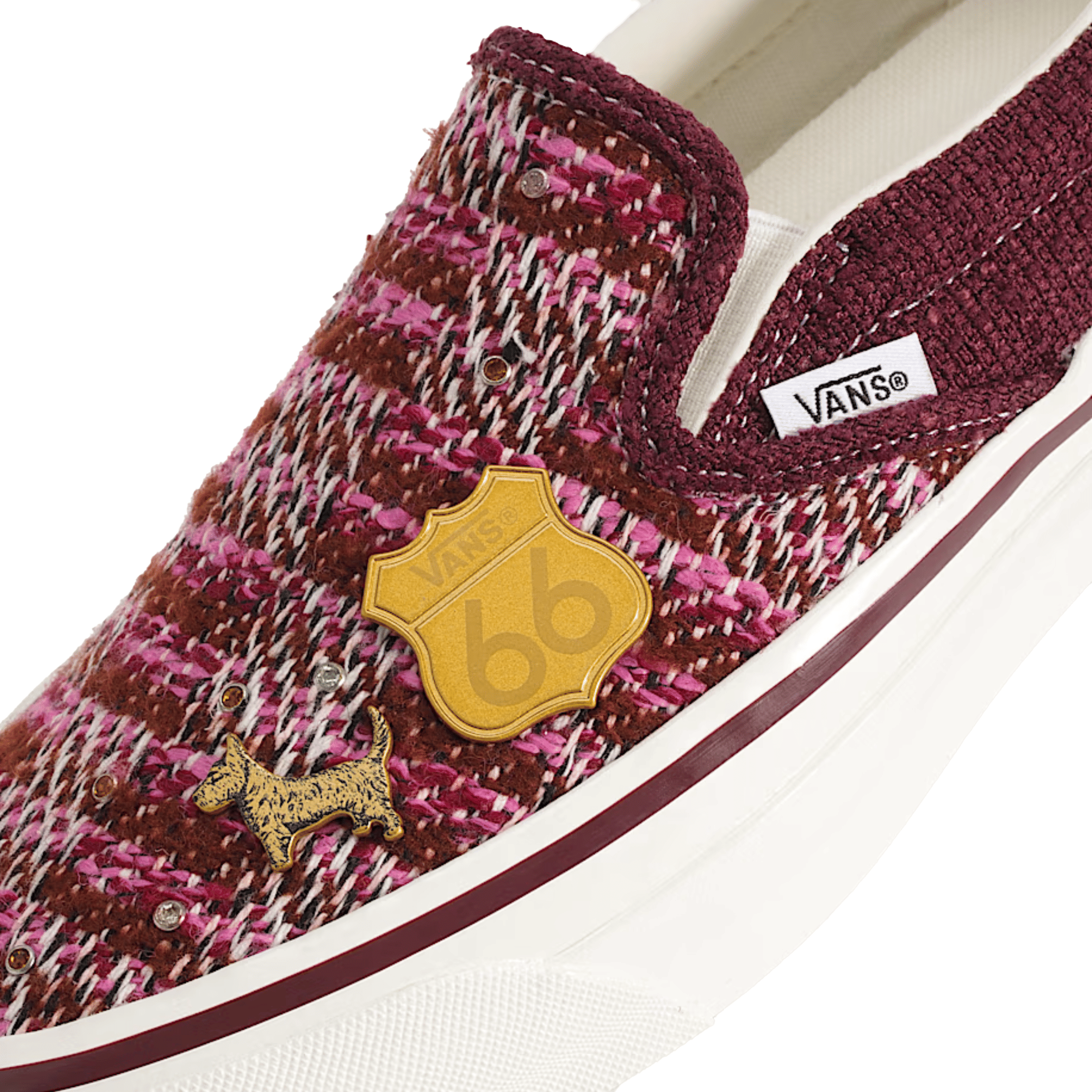 Vans Men's Premium Classic Slip On Cardigan Brown/Pink