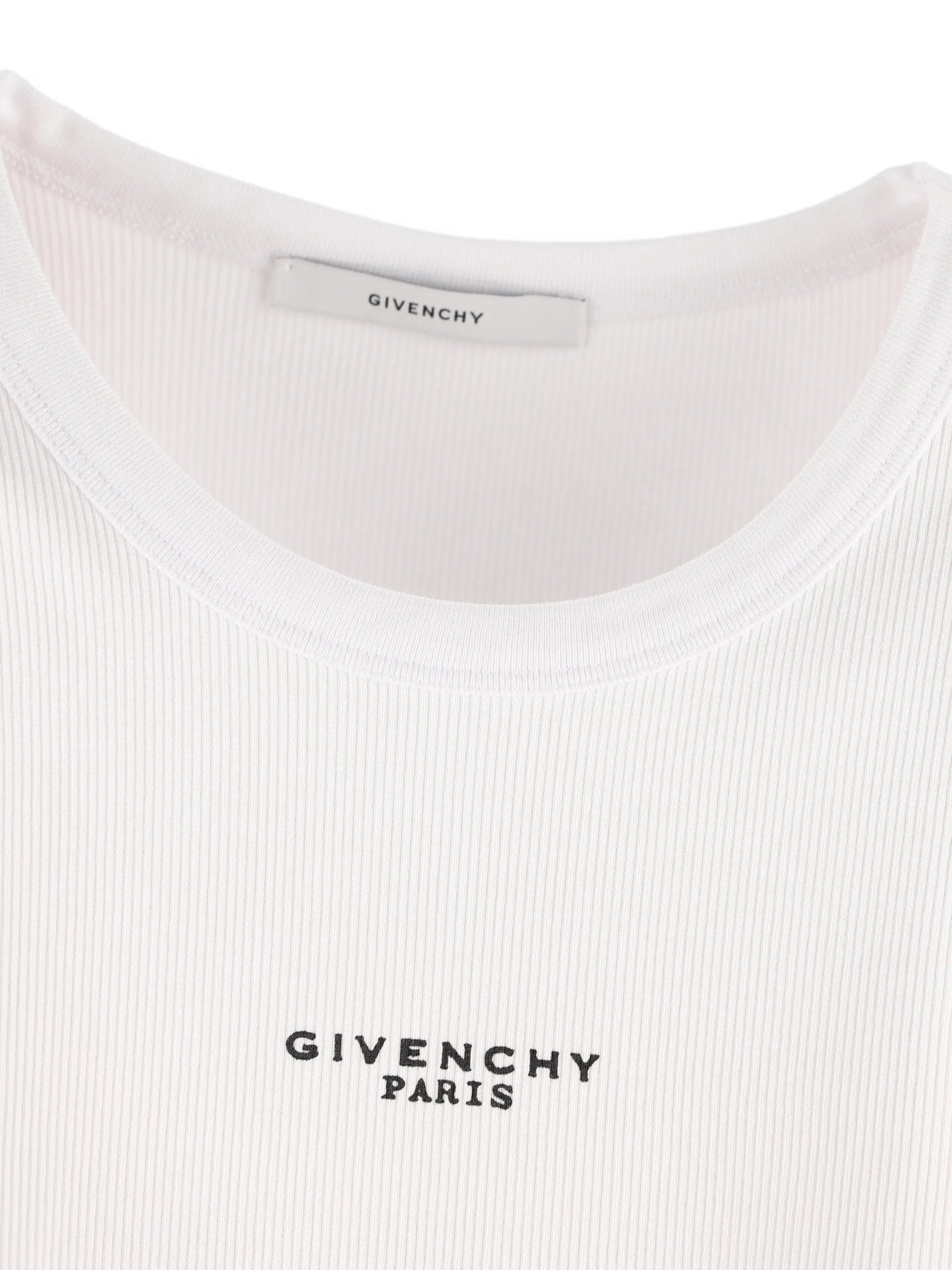 Givenchy logo ribbed tank top