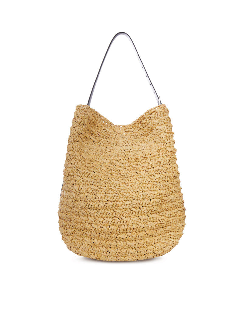 Toteme Women Raffia Tote Bag With Belt