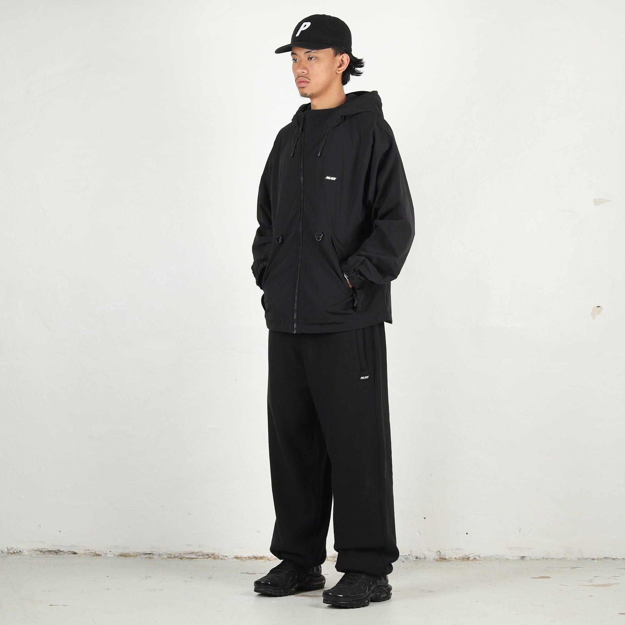 Palace Asym Shell Jacket - Black