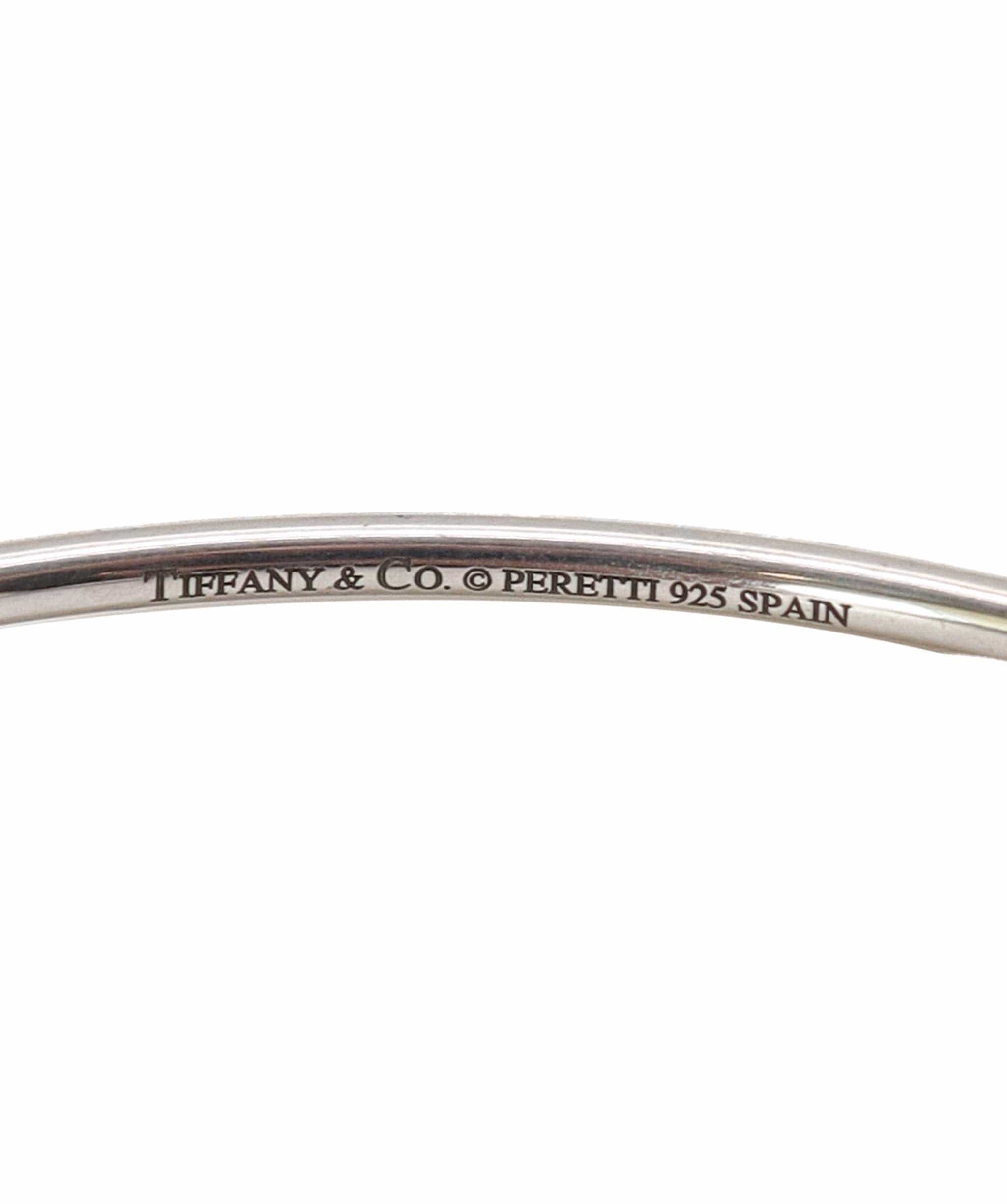 Tiffany & Co. Sevillana Bangle Sterling Silver 925 112226 DXBS4481