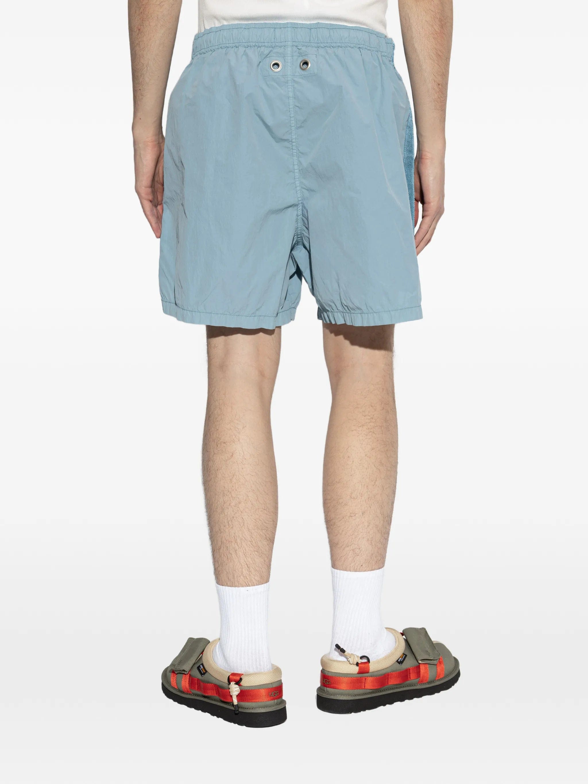 Stone Island Marina logo - detail swim shorts