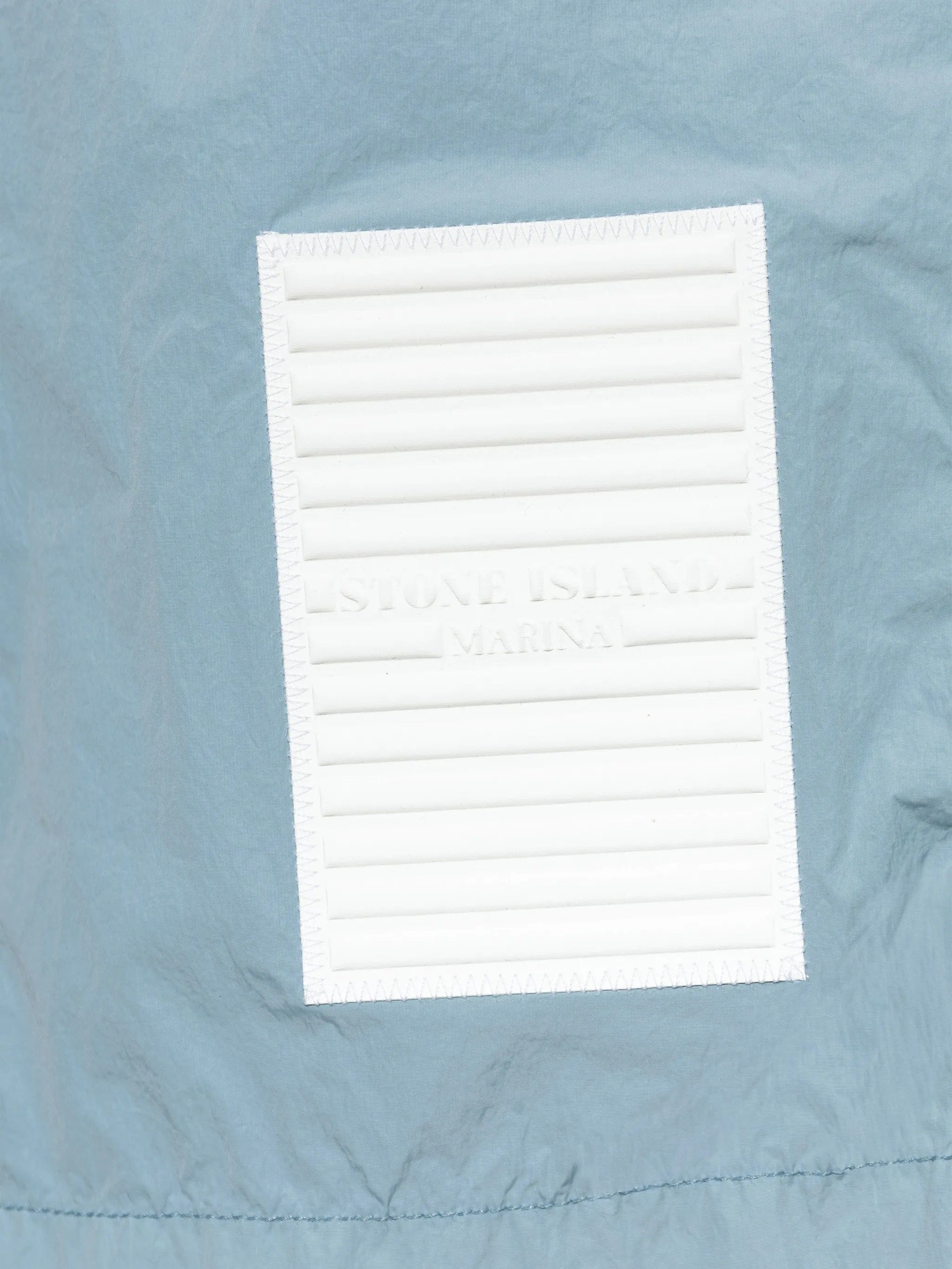 Stone Island Marina logo - detail swim shorts